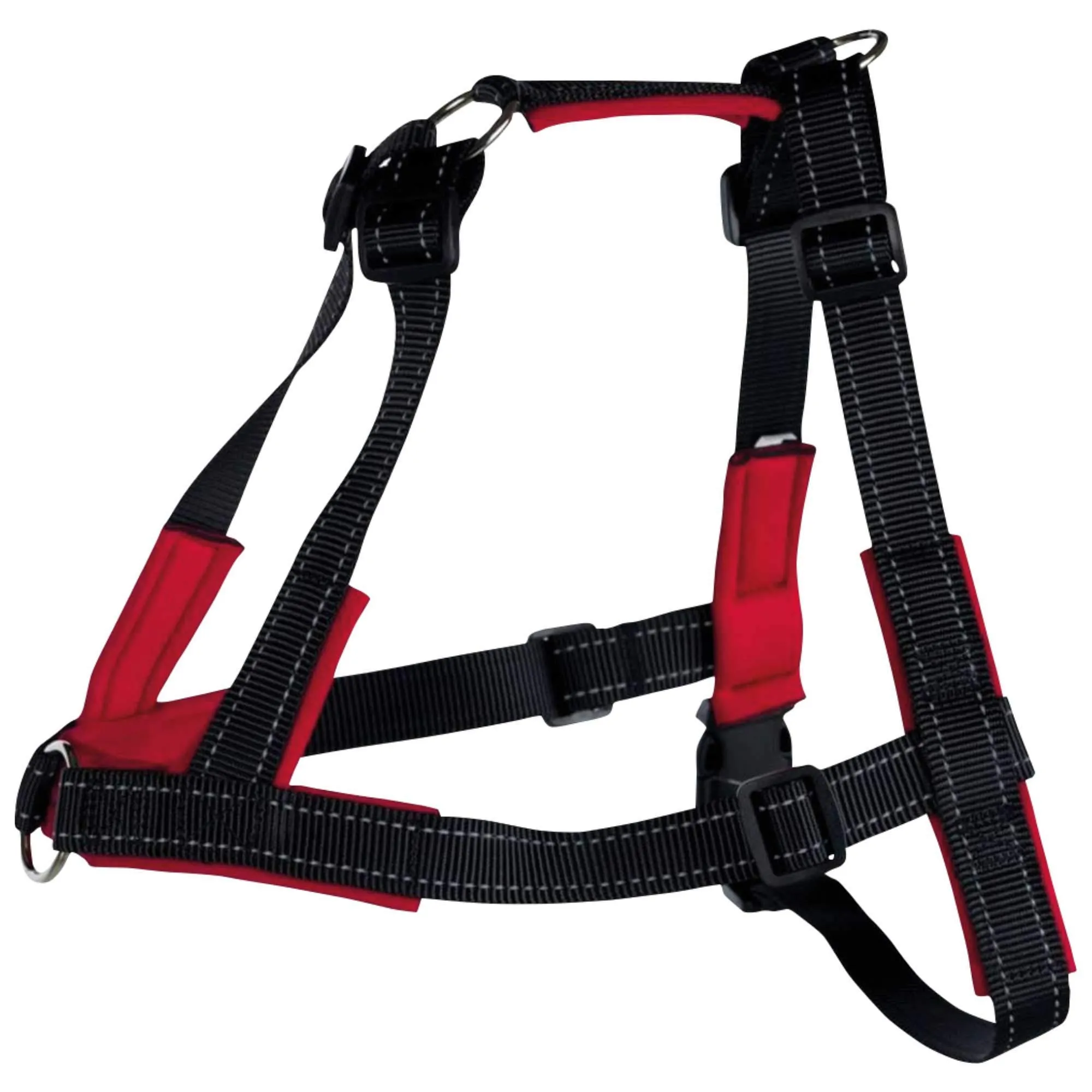 TRIXIE, Lead'n'Walk Soft Erziehungsgeschirr schwarz L-XL - immagine 4