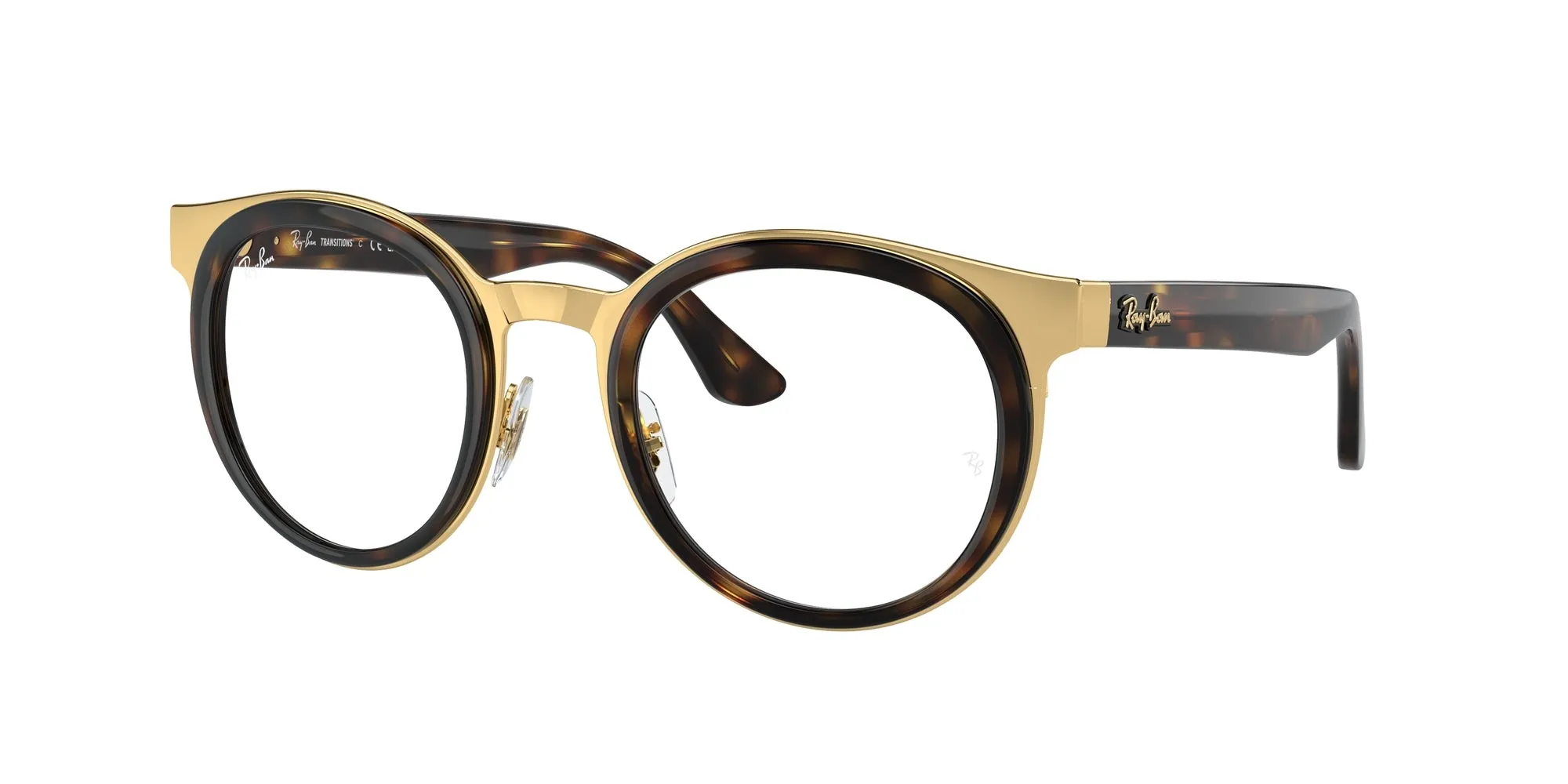 Ray - Ban RB3710 BONNIE 001/M1 Occhiali da sole Metallo Tartaruga Verde Pantos Fotocromatiche - immagine 1