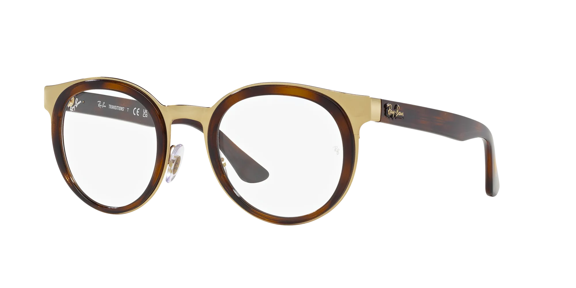 Ray - Ban RB3710 BONNIE 001/M1 Occhiali da sole Metallo Tartaruga Verde Pantos Fotocromatiche - immagine 3
