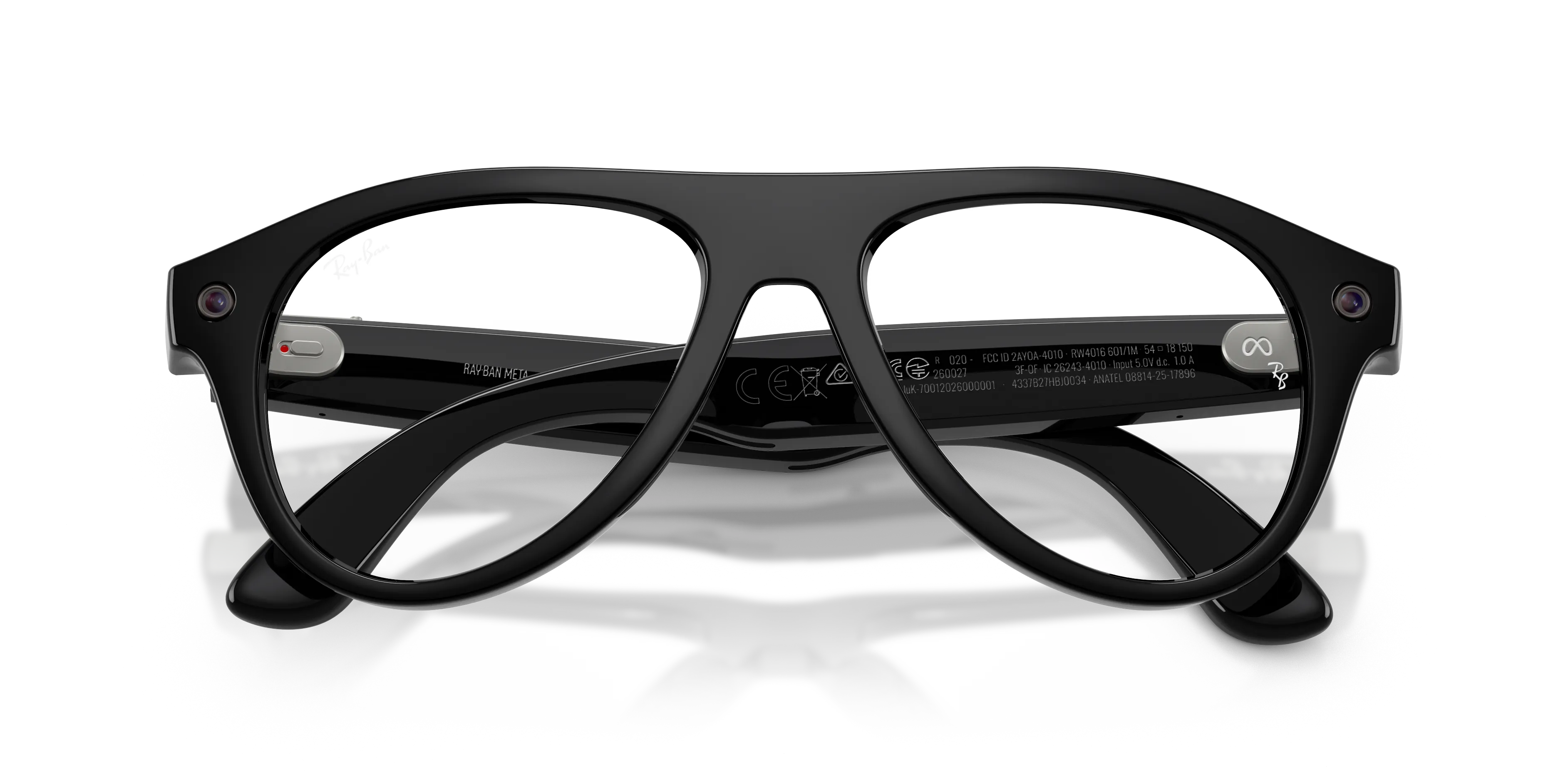 Ray - Ban RW4016 Ray-Ban Meta (Gen 3) Aviator 601/1M Smart glasses Iniettato Nero Verde Pilot Fotocromatiche - immagine 2