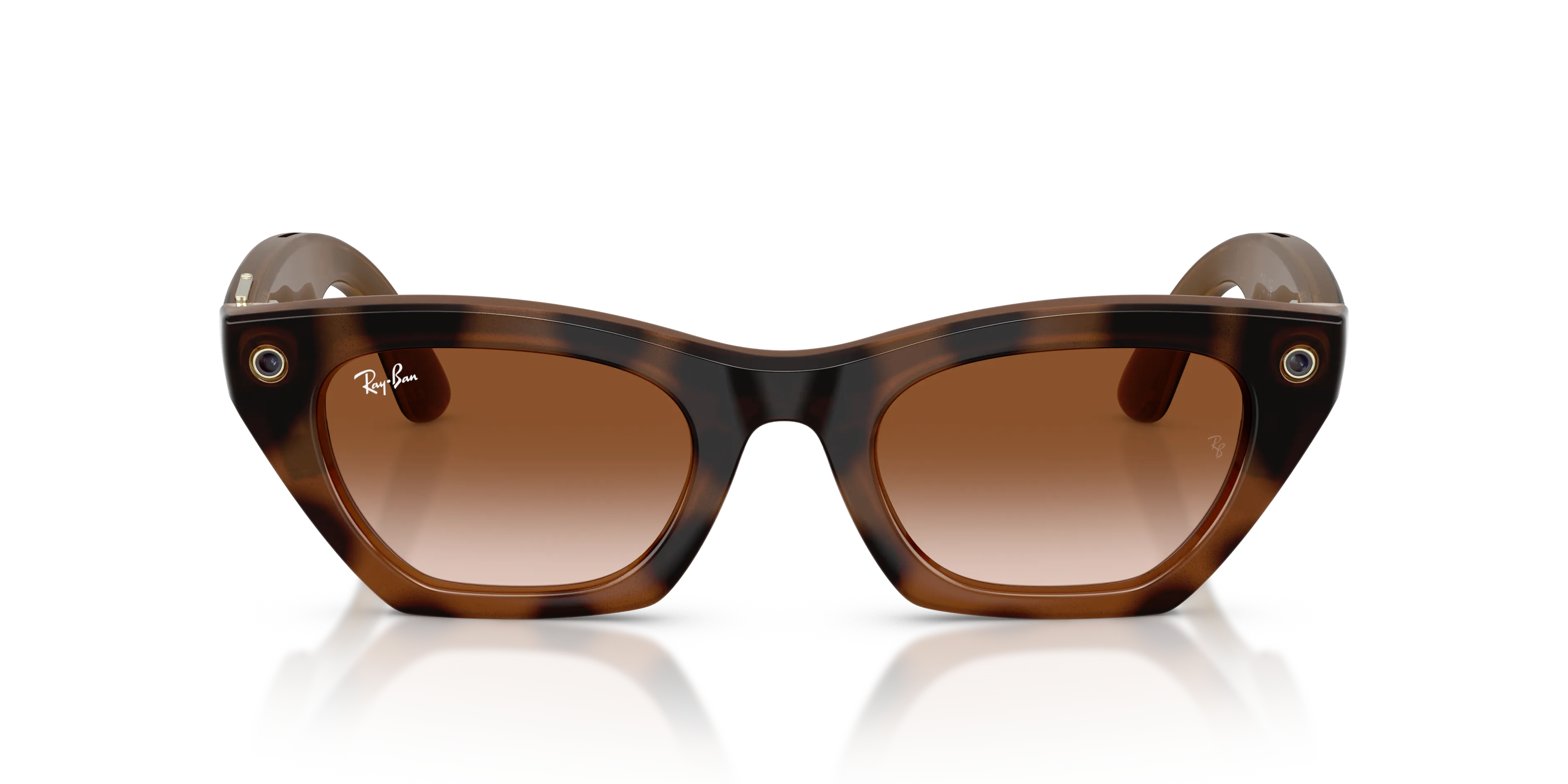 Ray - Ban RW4015 Ray-Ban Meta (Gen 3) Zena 690513 Smart glasses Iniettato Tartaruga Marrone Cat Eye Normale Sfumato - immagine 3