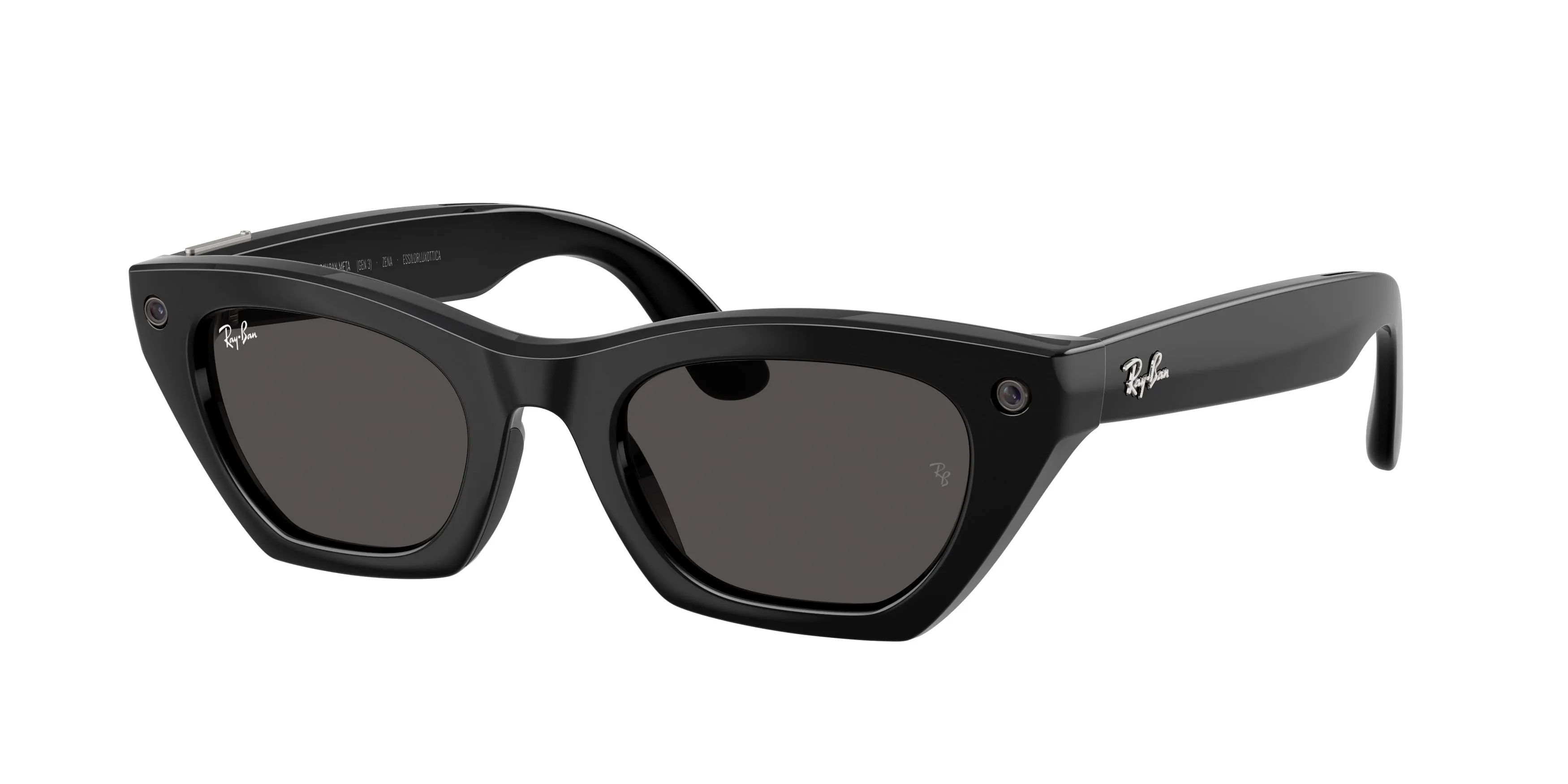 Ray - Ban RW4015 Ray-Ban Meta (Gen 3) Zena 601/87 Smart glasses Iniettato Nero Grigio Cat Eye Normale - immagine 1