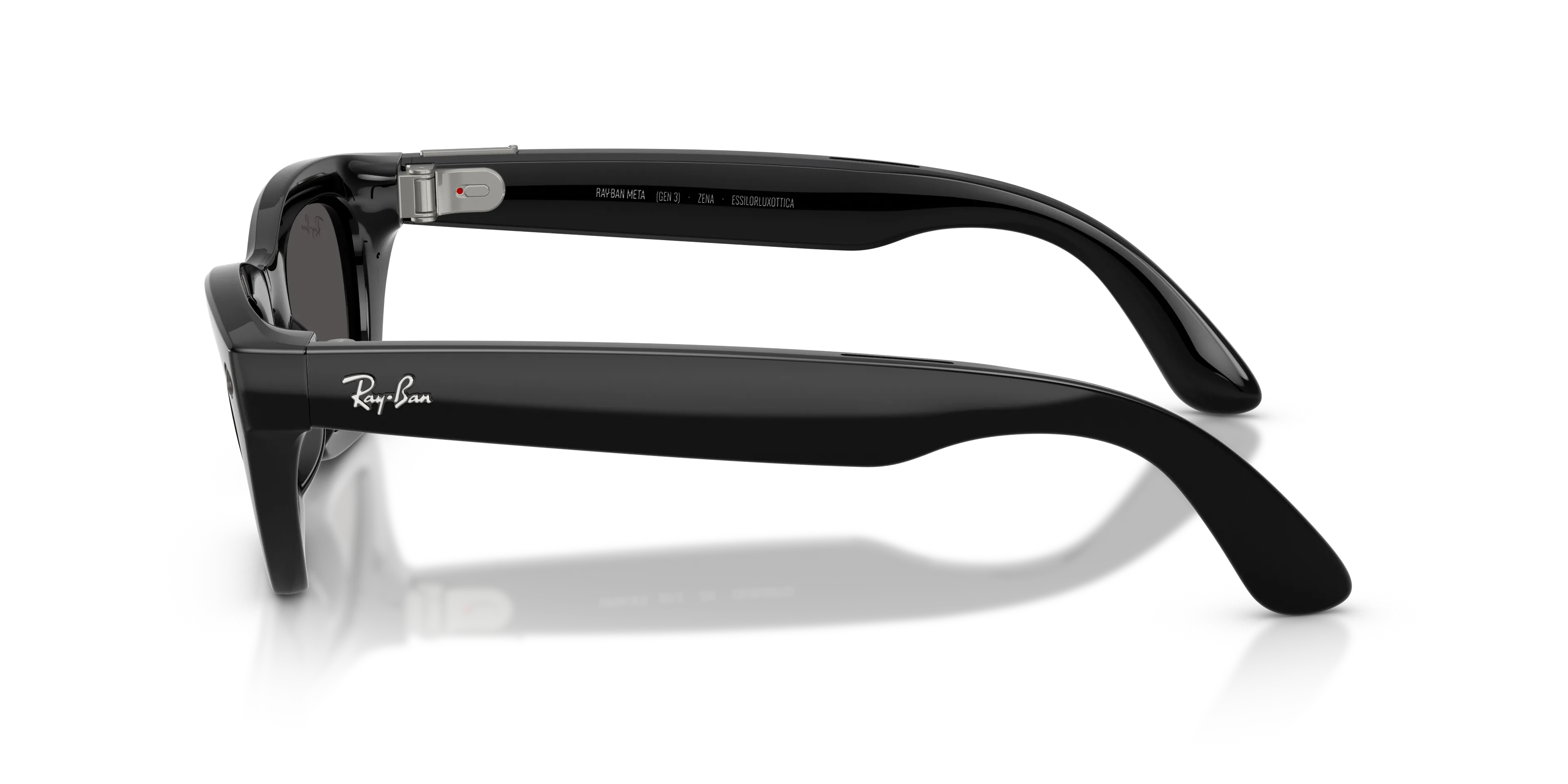 Ray - Ban RW4015 Ray-Ban Meta (Gen 3) Zena 601/87 Smart glasses Iniettato Nero Grigio Cat Eye Normale - immagine 4