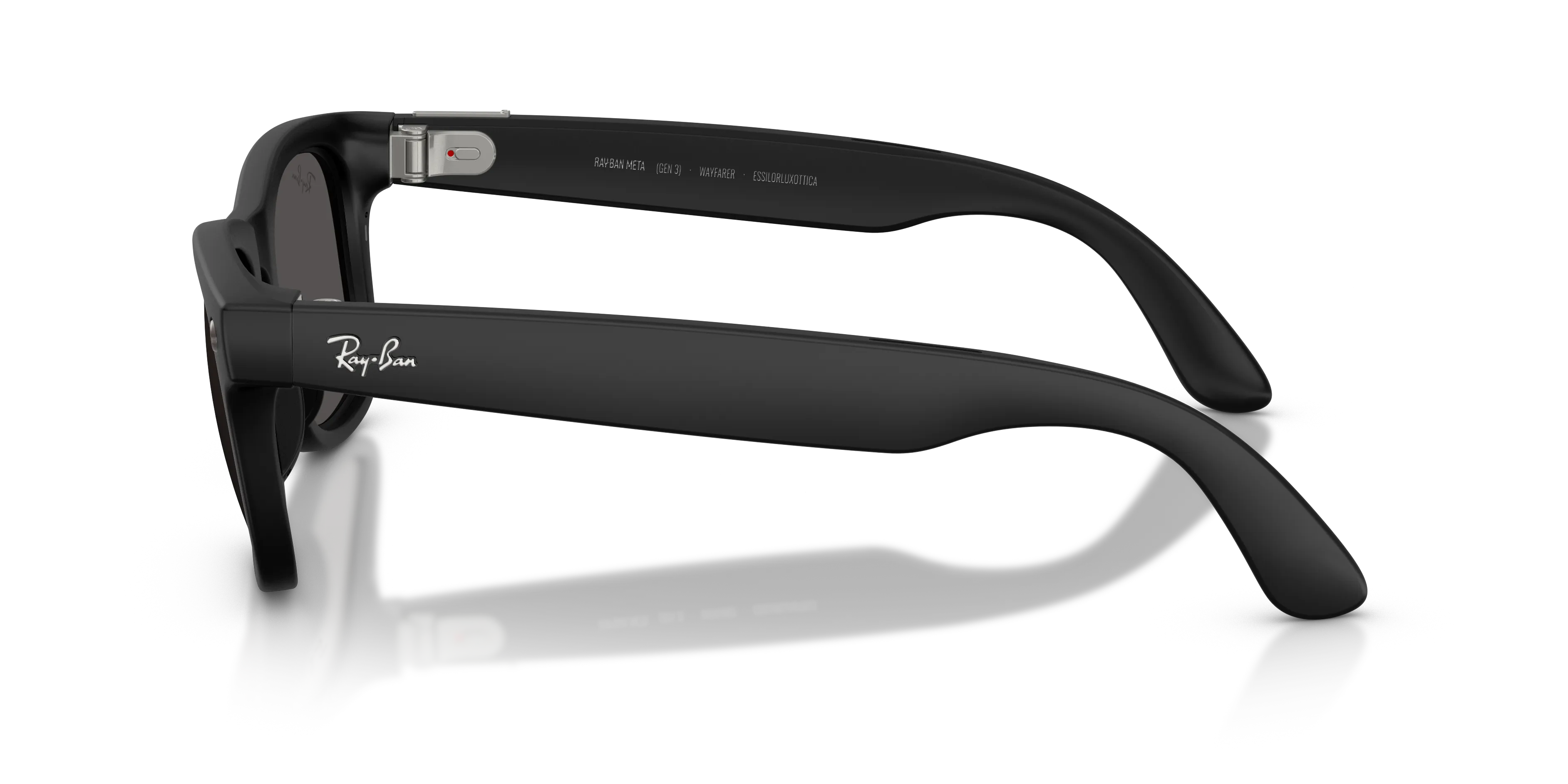 Ray - Ban RW4011 Ray-Ban Meta (Gen 3) Wayfarer 601S87 Smart glasses Iniettato Nero Grigio Squadrata Normale - immagine 4
