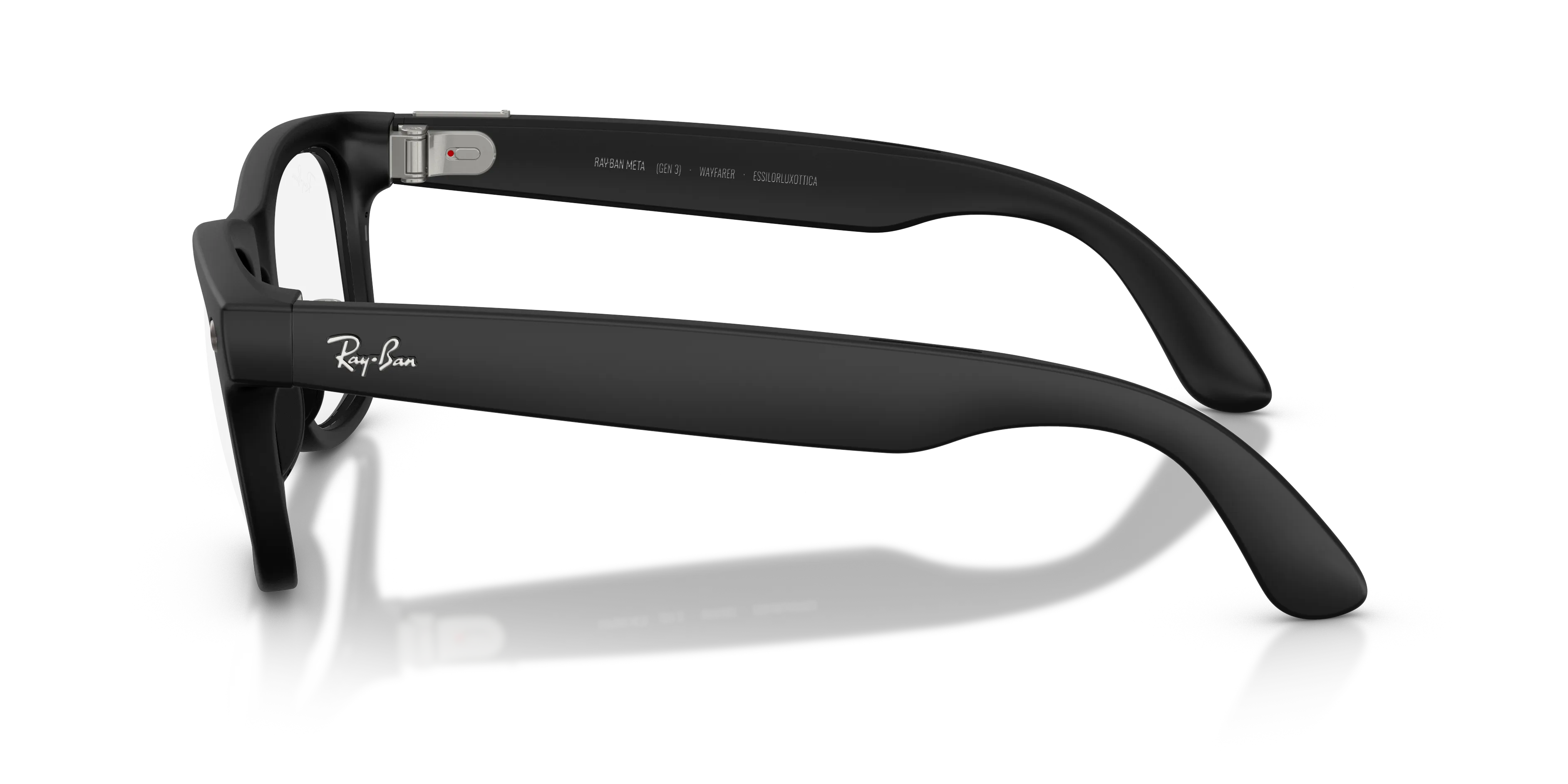 Ray - Ban RW4011 Ray-Ban Meta (Gen 3) Wayfarer 601S1M Smart glasses Iniettato Nero Verde Squadrata Fotocromatiche - immagine 4