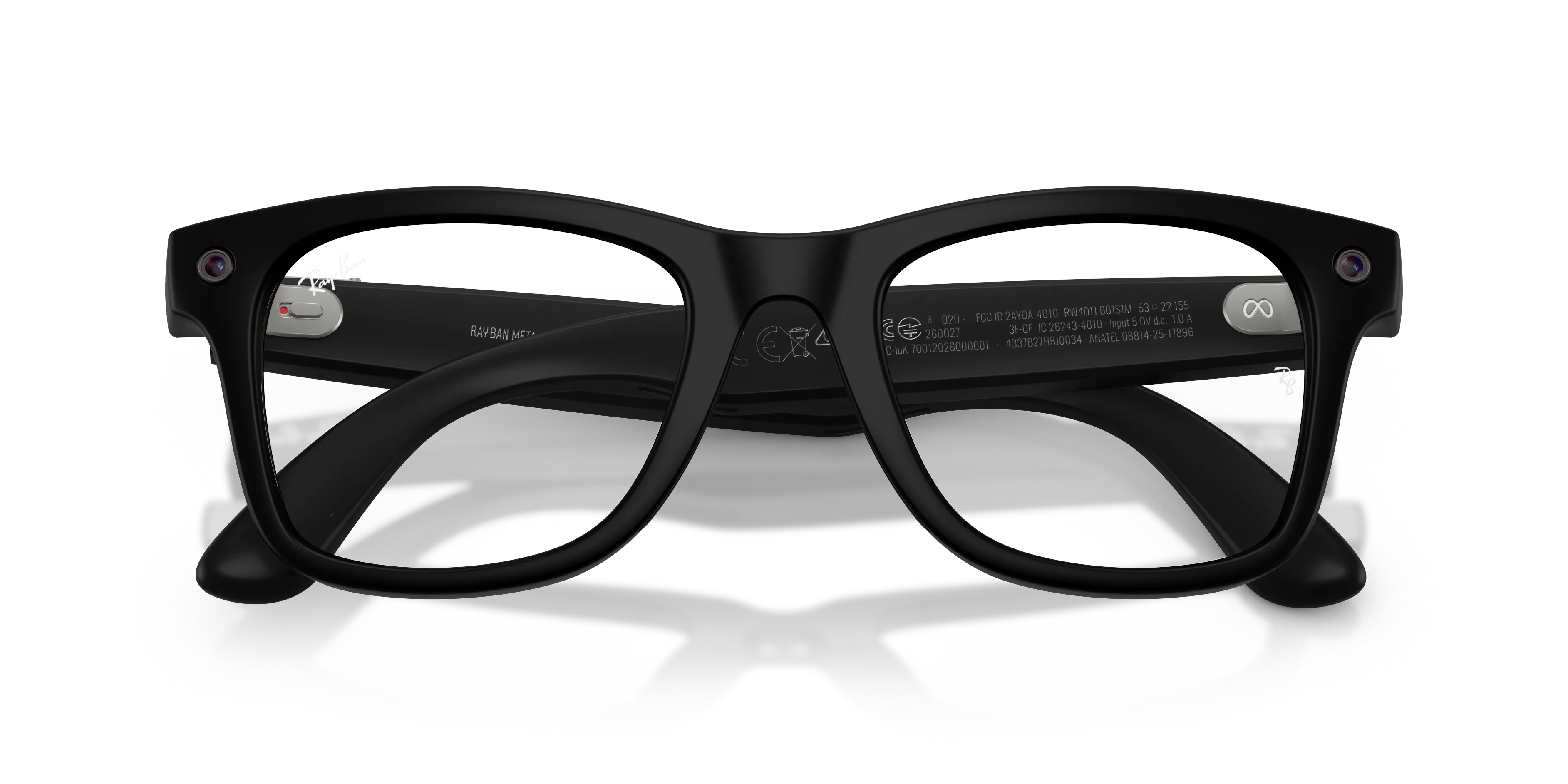 Ray - Ban RW4011 Ray-Ban Meta (Gen 3) Wayfarer 601S1M Smart glasses Iniettato Nero Verde Squadrata Fotocromatiche - immagine 2