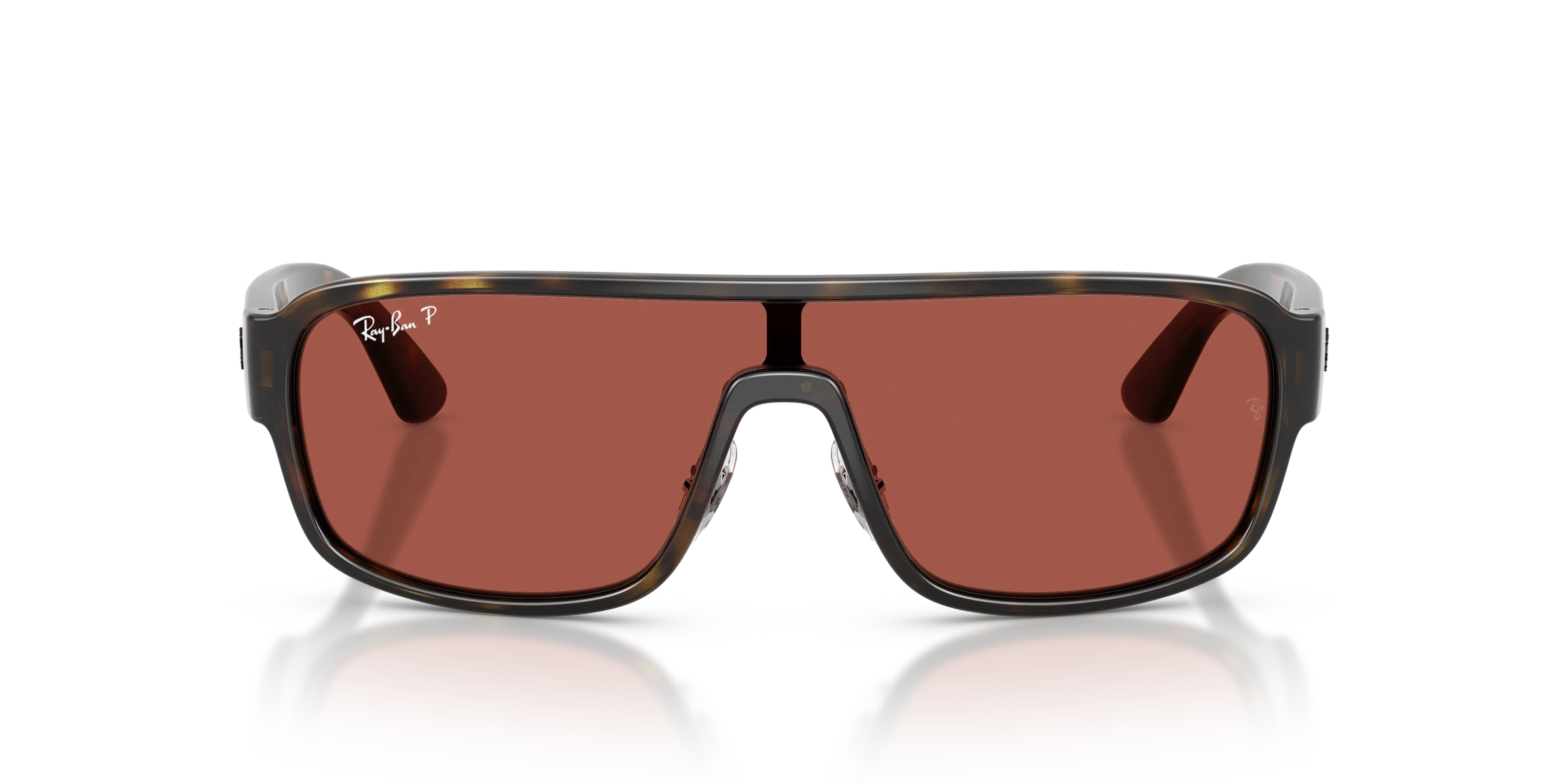 Ray - Ban RB2233 710/1B Occhiali da sole Acetato Tartaruga Squadrata Polarizzata - immagine 3