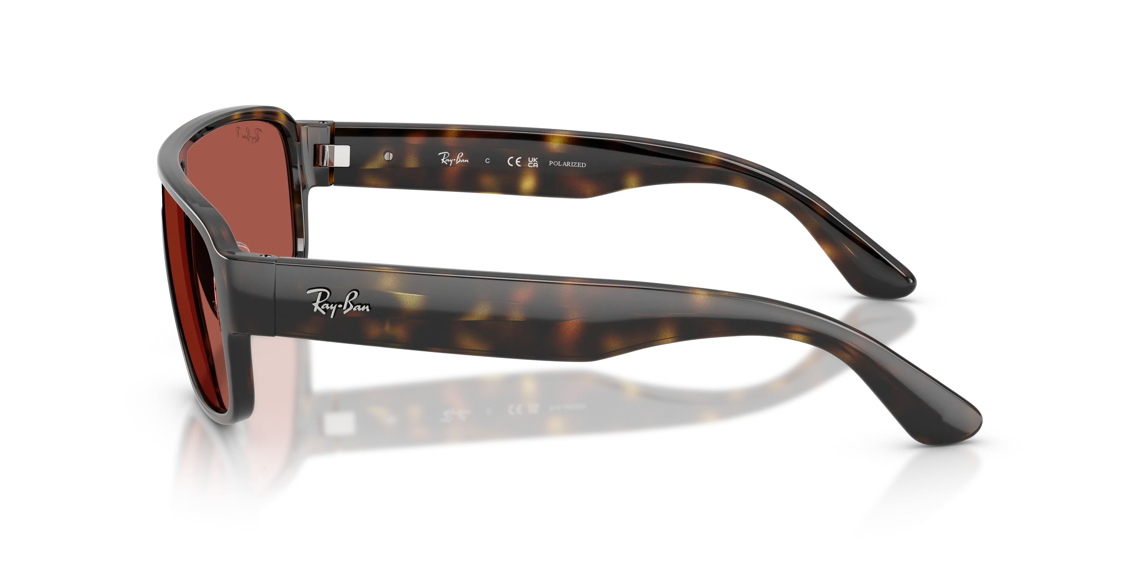 Ray - Ban RB2233 710/1B Occhiali da sole Acetato Tartaruga Squadrata Polarizzata - immagine 4