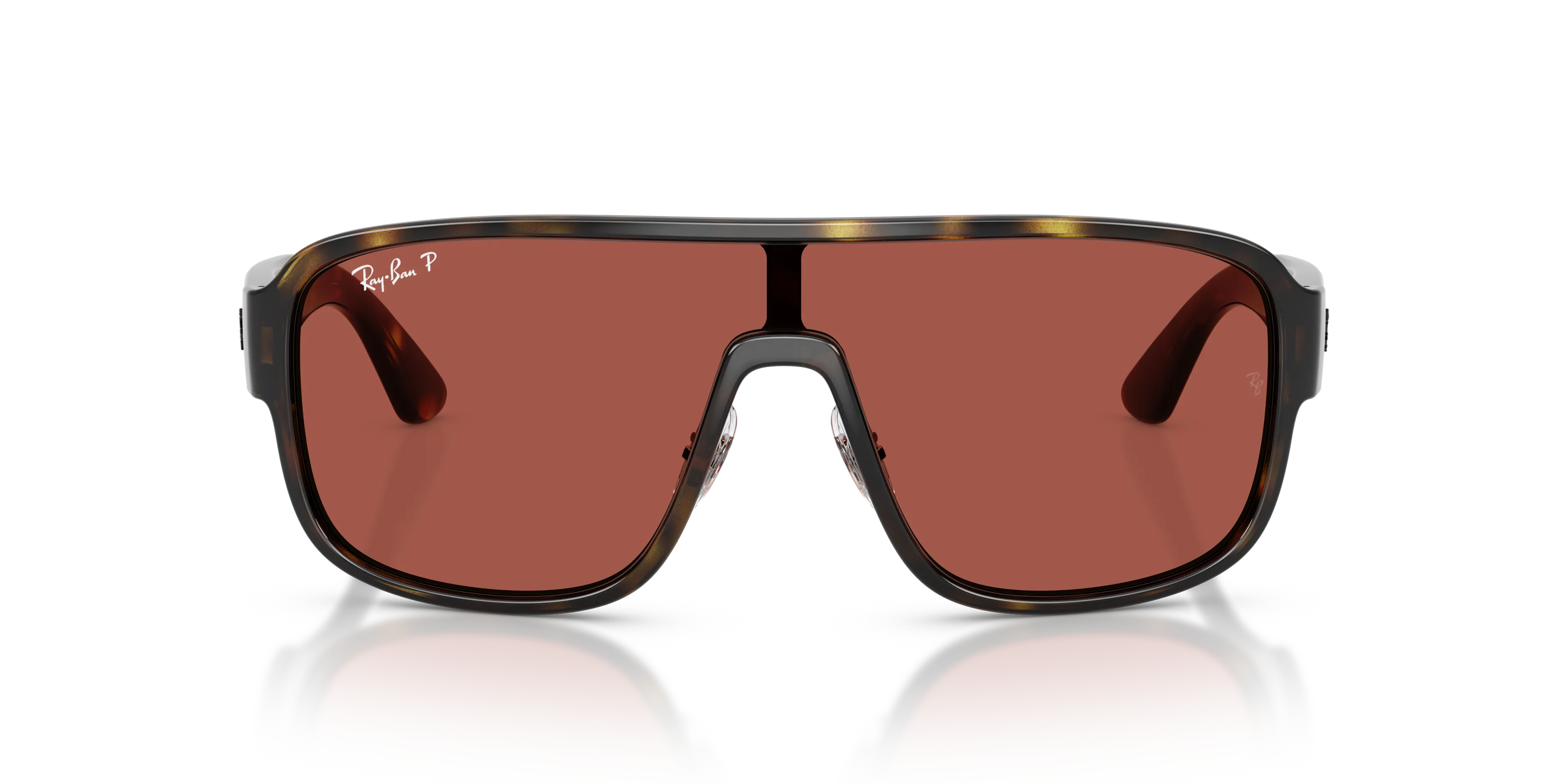 Ray - Ban RB2229 710/1B Occhiali da sole Acetato Tartaruga Squadrata Polarizzata - immagine 3