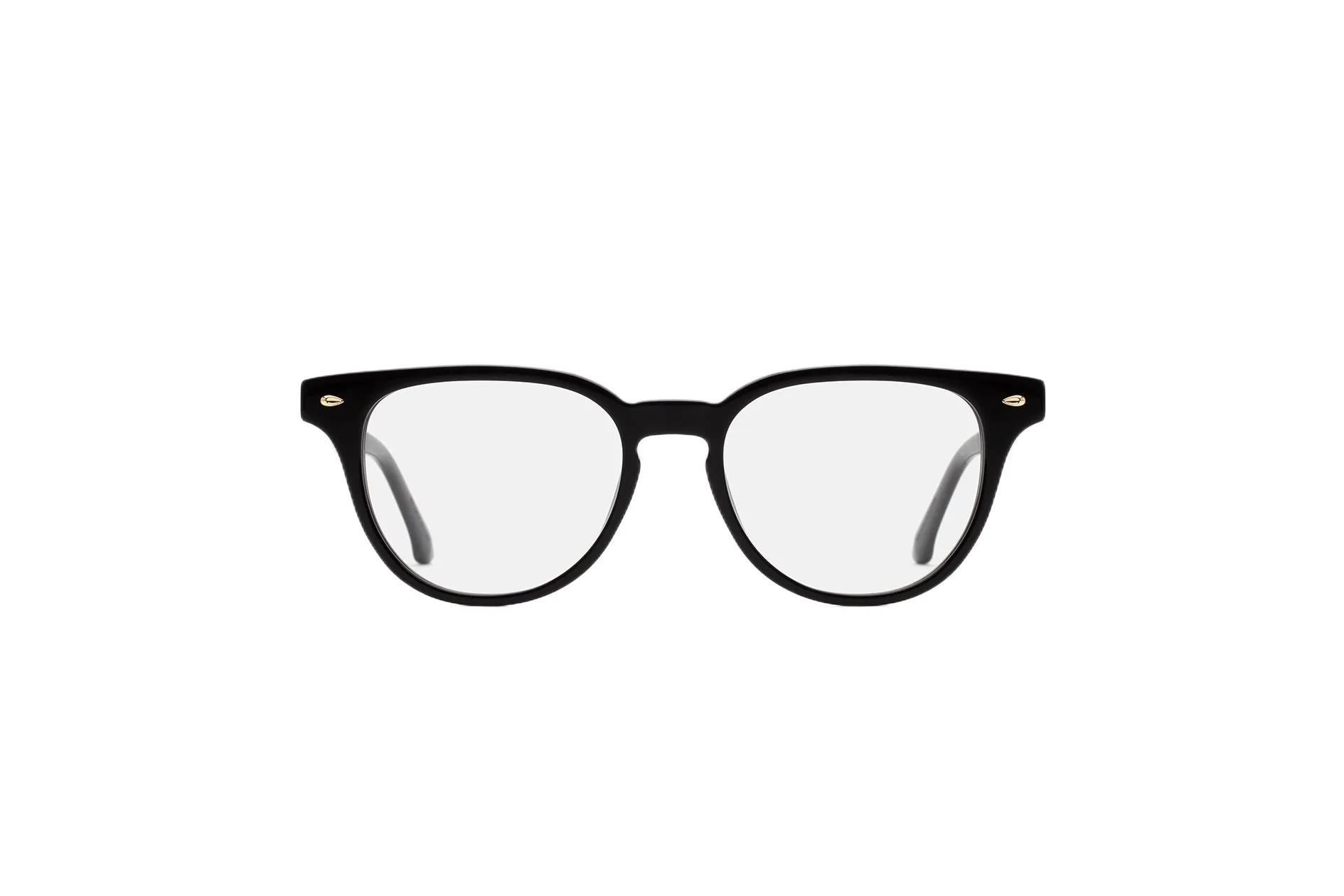 Retrosuperfuture NTS NUMERO 162 NERO Montature da vista Acetato Nero Rotonda - immagine 3