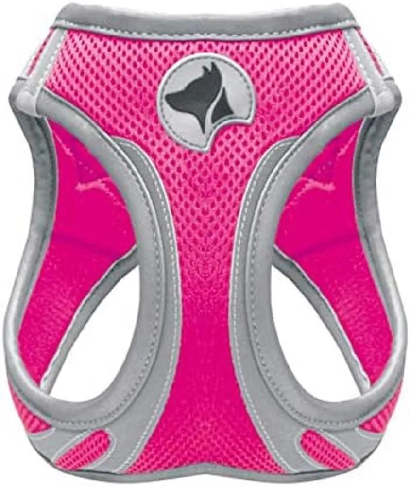 Croci Pettorina per Cani Hiking Reflective, Misura XS, colore fuxia - immagine 1