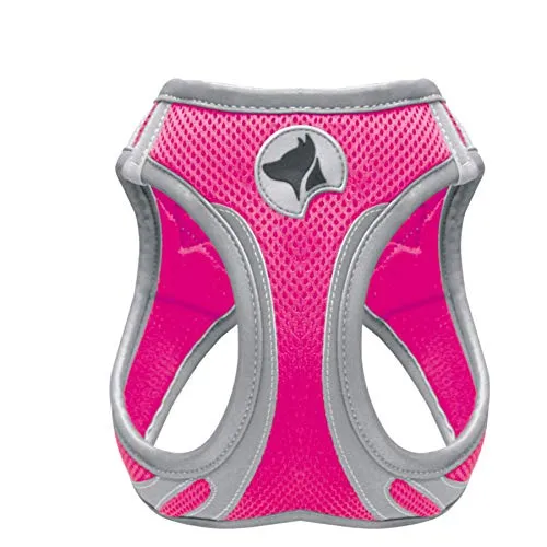 Croci Pettorina per Cani Hiking Reflective, Misura M, colore fuxia - immagine 1