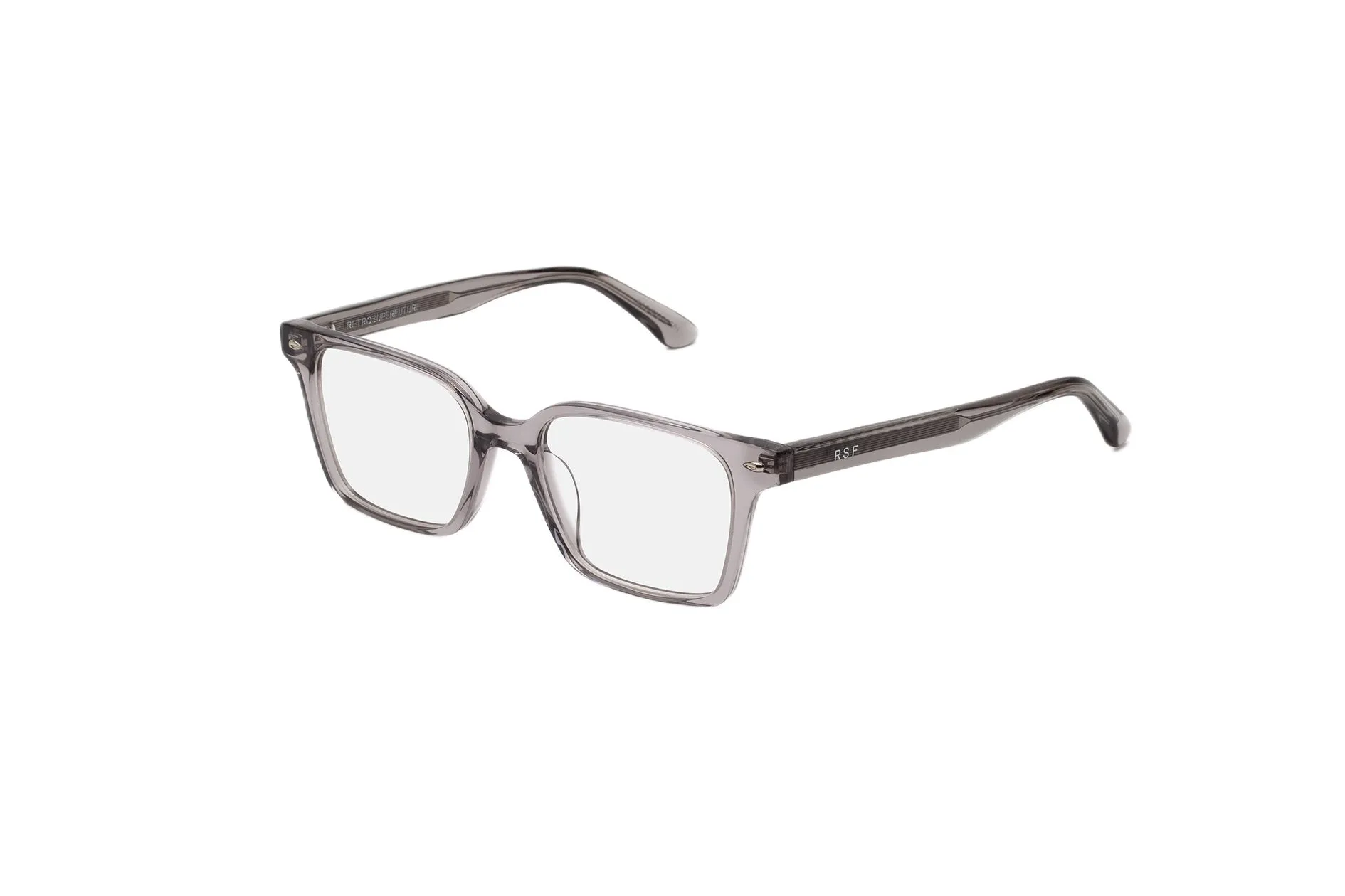 Retrosuperfuture 8AO NUMERO 161 NEBBIA Montature da vista Acetato Grigio Squadrata - immagine 1
