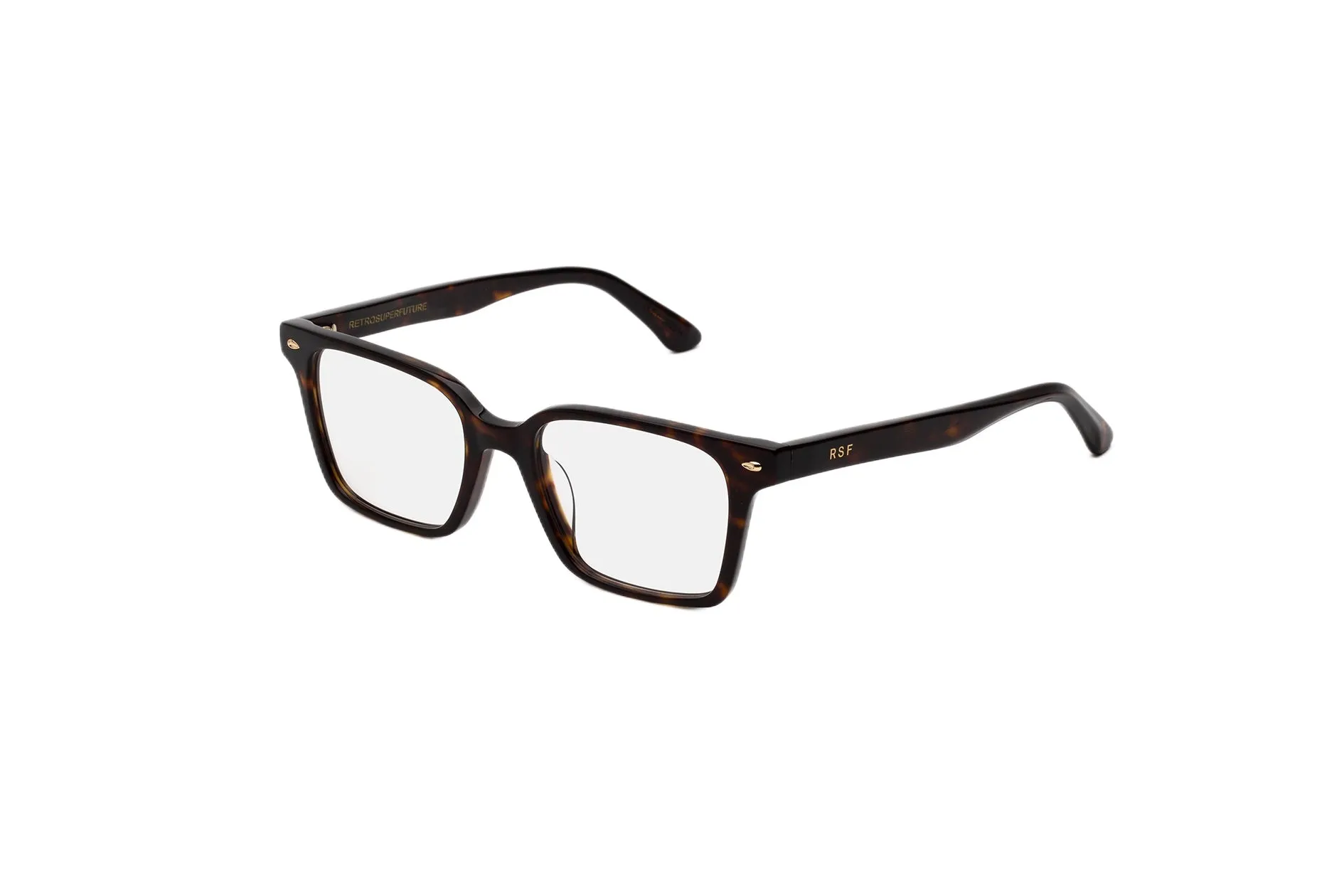 Retrosuperfuture 5LE NUMERO 161 3627 Montature da vista Acetato Havana Squadrata - immagine 1