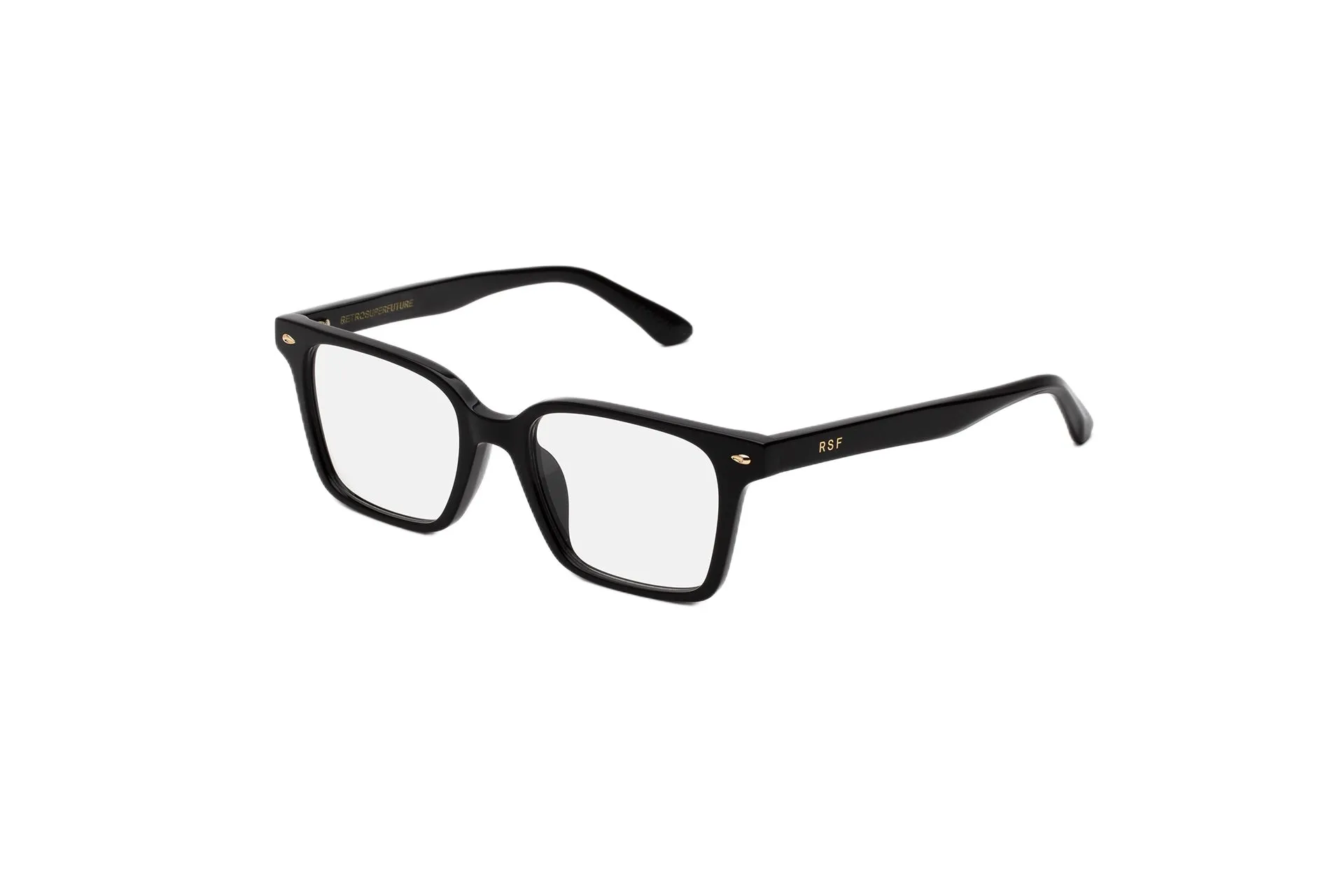 Retrosuperfuture UPE NUMERO 161 NERO Montature da vista Acetato Nero Squadrata - immagine 1