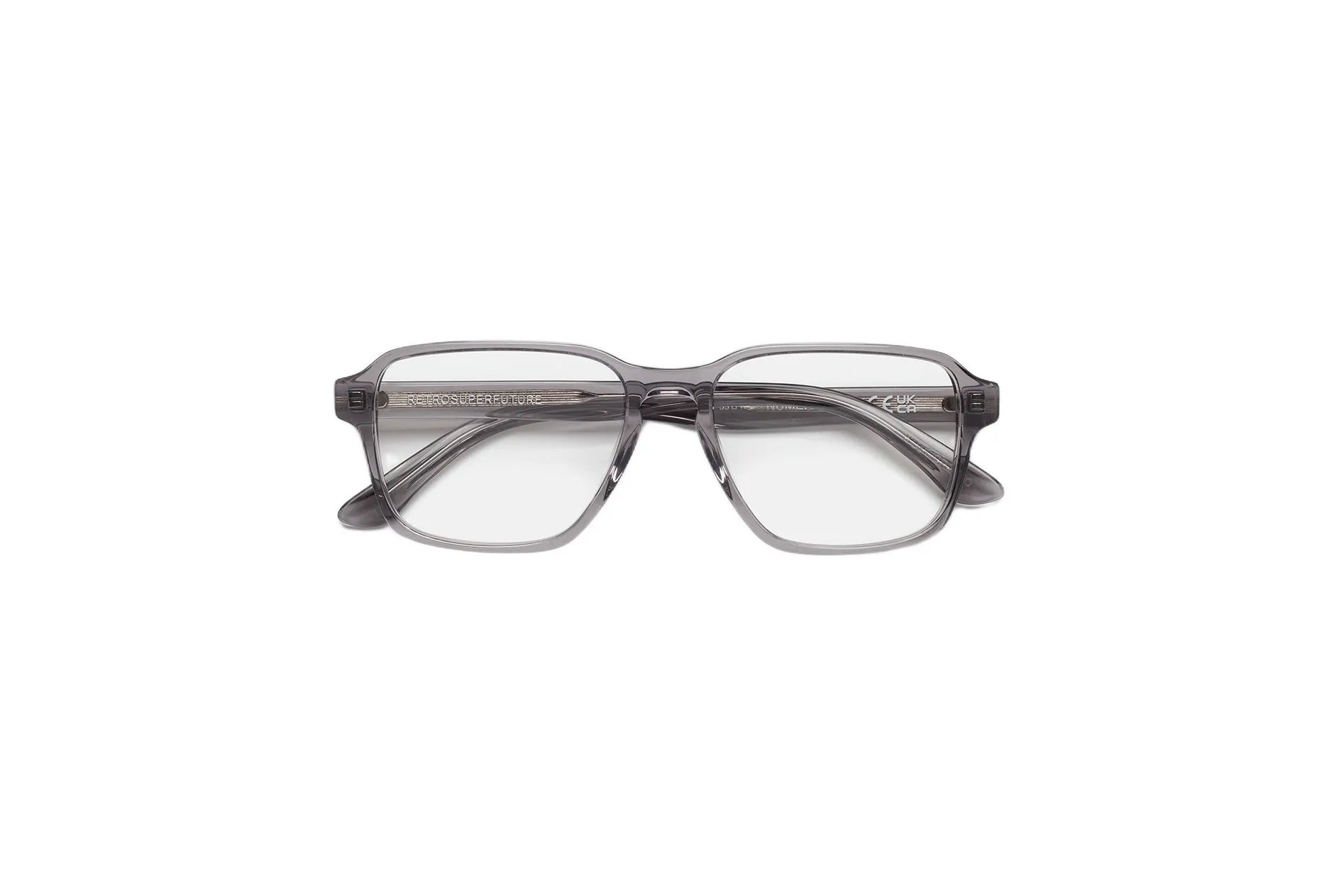 Retrosuperfuture XTG NUMERO 160 NEBBIA Montature da vista Acetato Grigio Squadrata - immagine 2