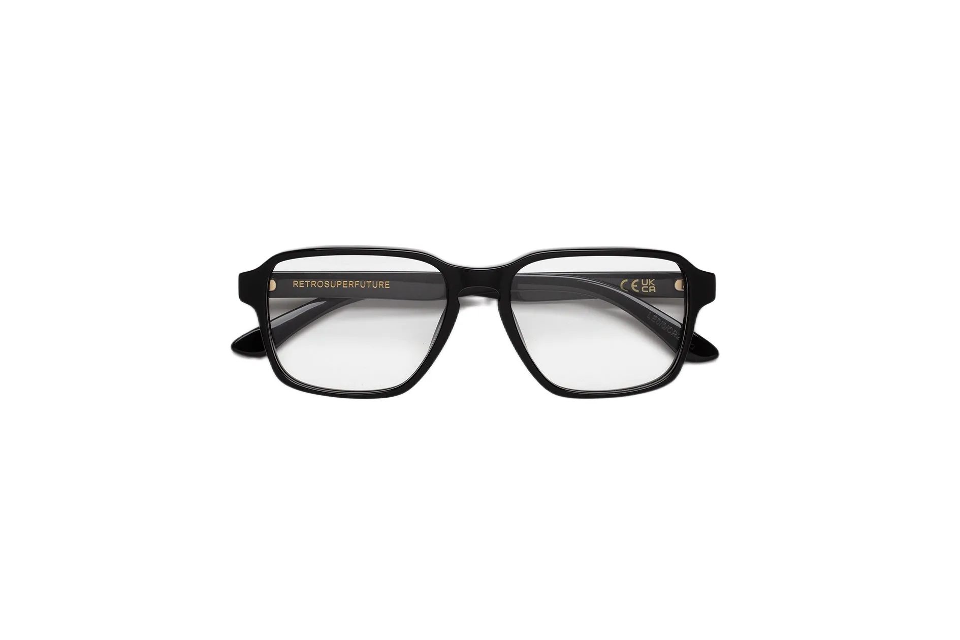 Retrosuperfuture LE0 NUMERO 160 BLACK Montature da vista Acetato Nero Squadrata - immagine 2