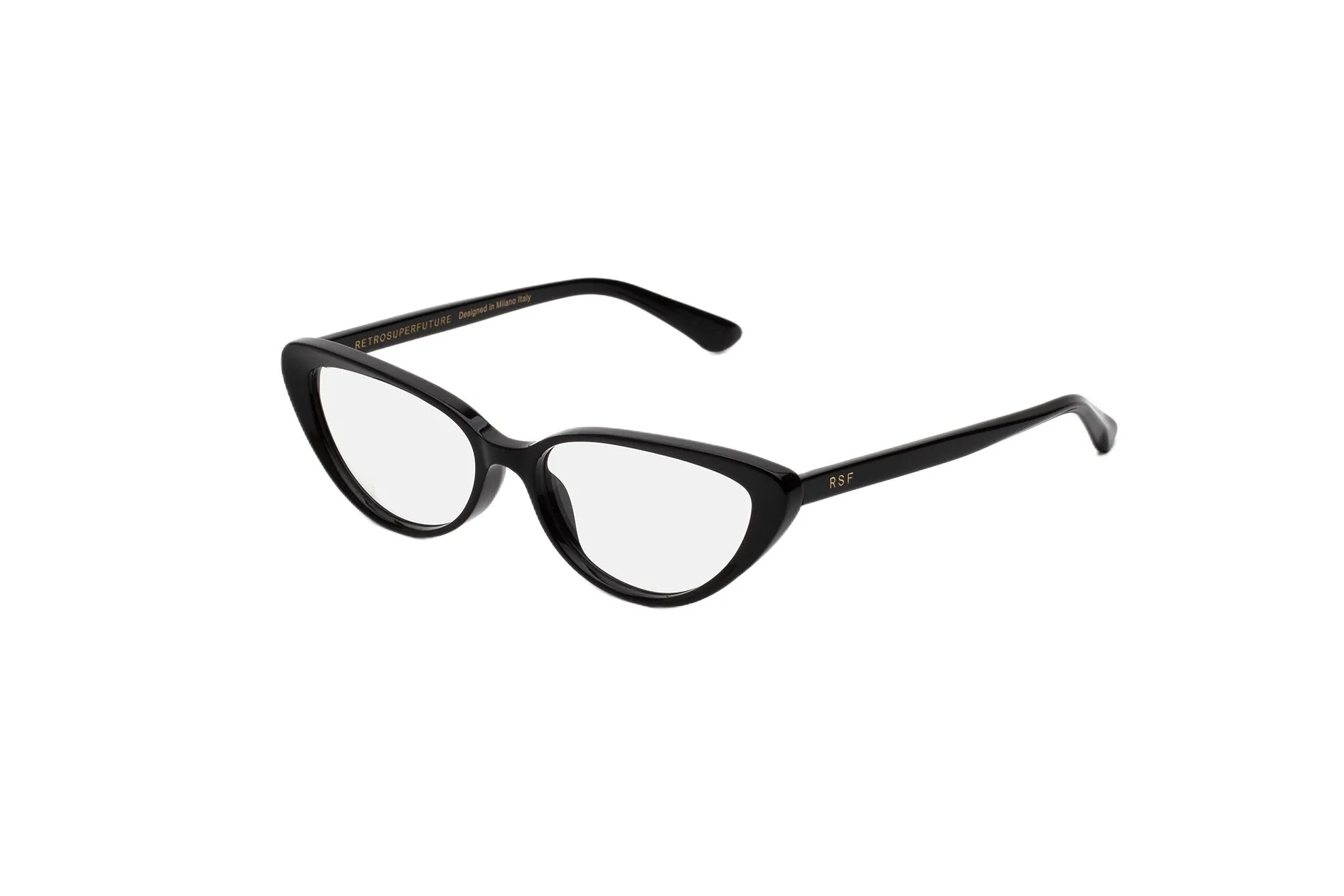 Retrosuperfuture ARU NUMERO 159 NERO Montature da vista Acetato Nero Cat Eye - immagine 1
