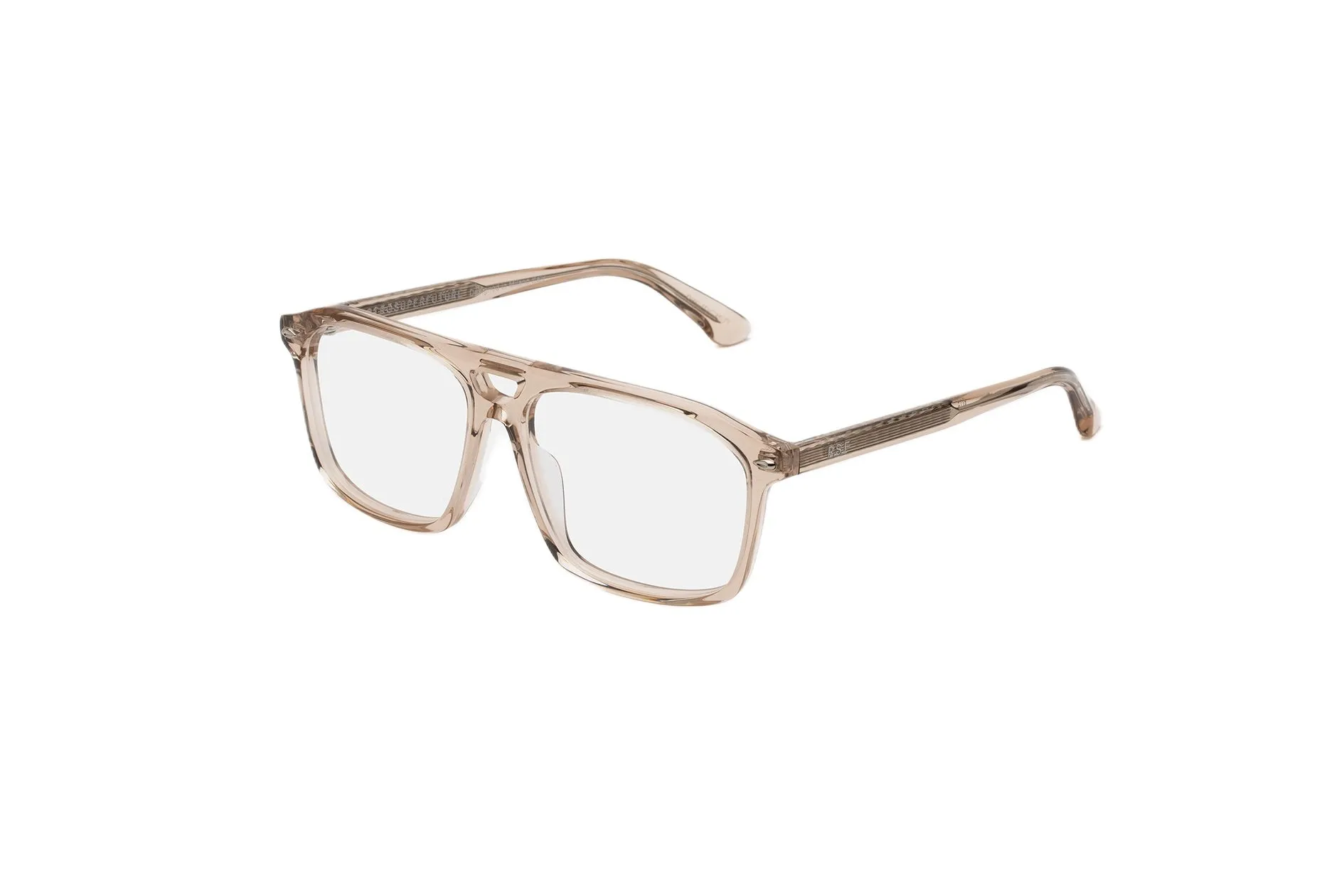 Retrosuperfuture 9YG NUMERO 158 RESIN Montature da vista Acetato Beige Squadrata - immagine 1