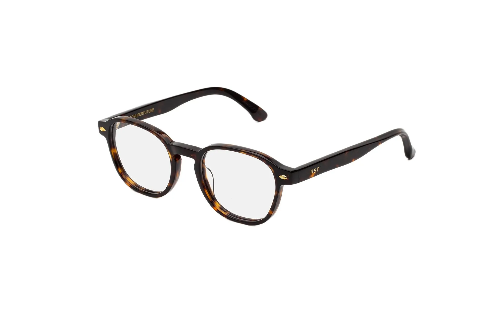 Retrosuperfuture J0W NUMERO 157 3627 Montature da vista Acetato Havana Rotonda - immagine 1