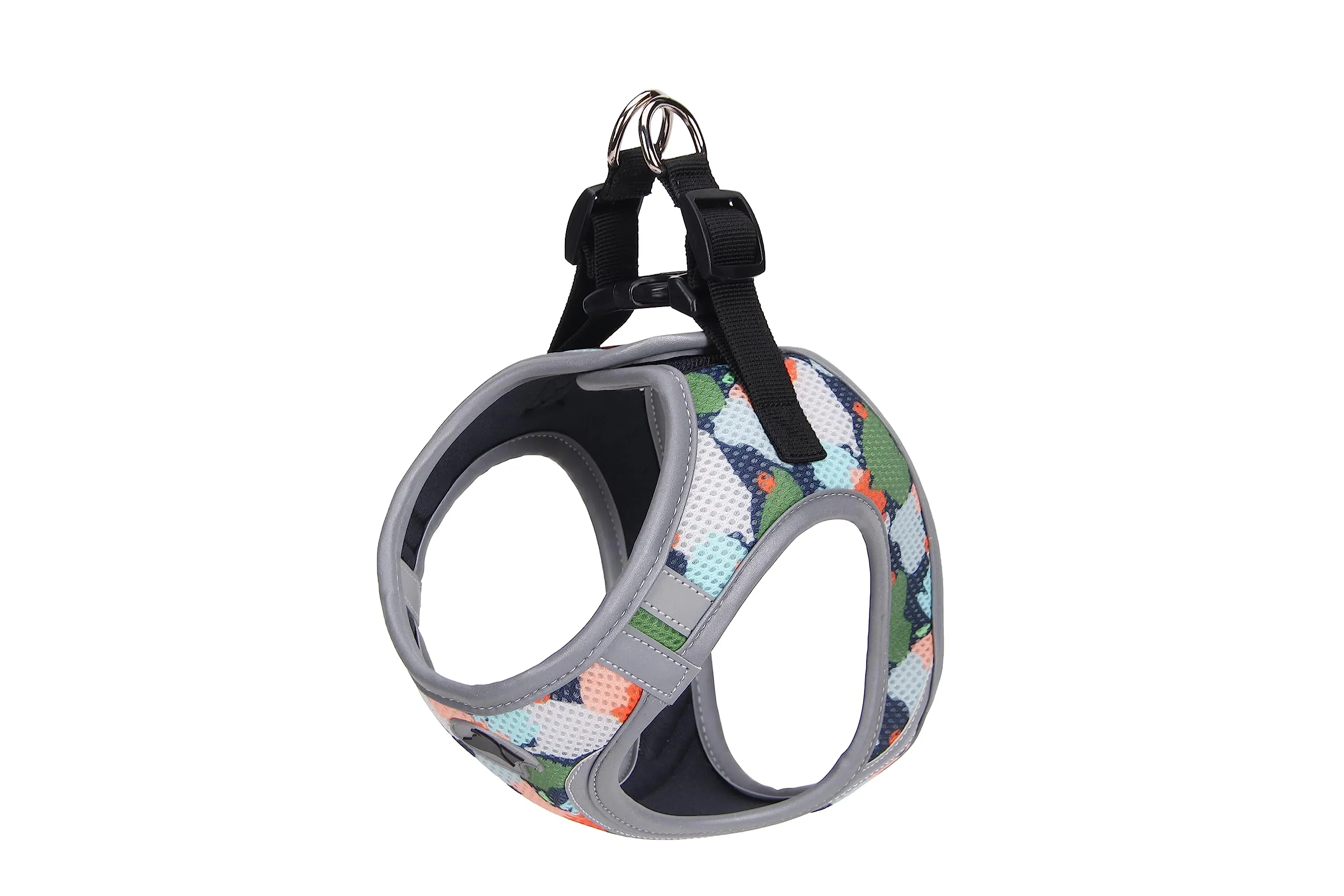 Croci C5081022 - Pettorina Riflettente Per Cani, Multicolore (Harlequin), S, 1 Pezzo - immagine 2