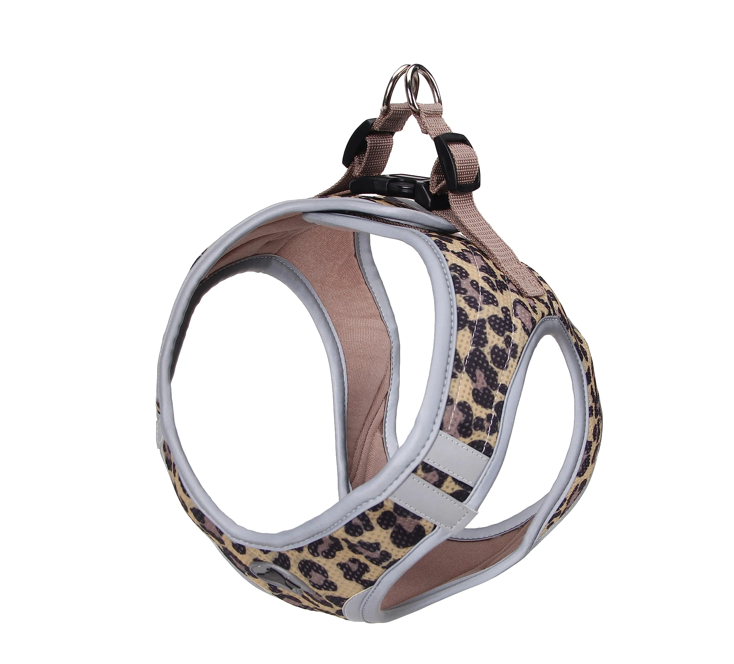 Croci C5081469 - Pettorina Riflettente Per Cani, Multicolore (Leopard), M, 1 Pezzo - immagine 3