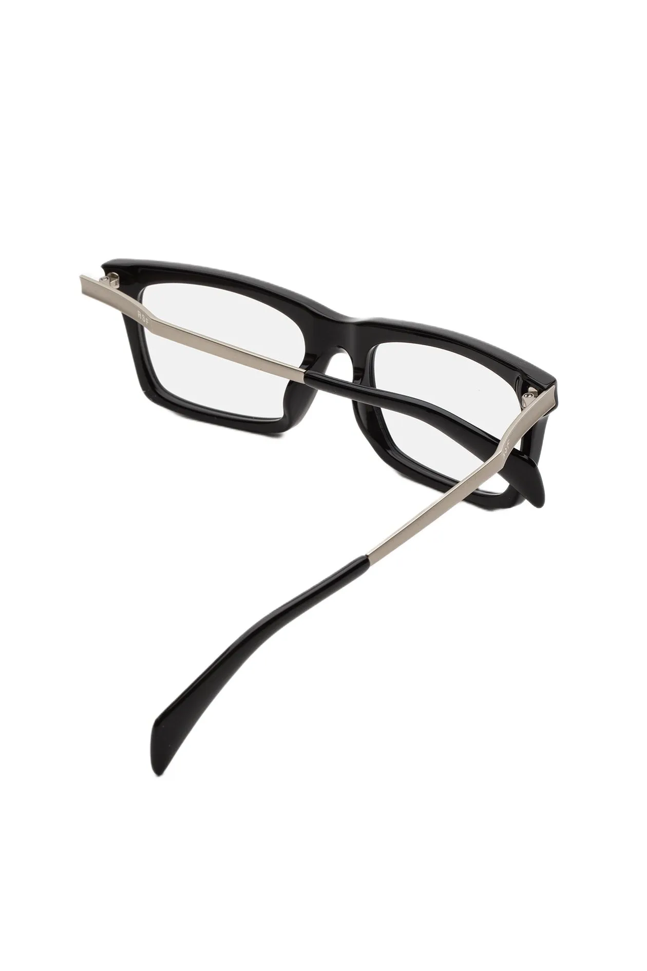 Retrosuperfuture 06B NUMERO 156 NERO & ARGENTO Montature da vista Acetato Nero Squadrata - immagine 3