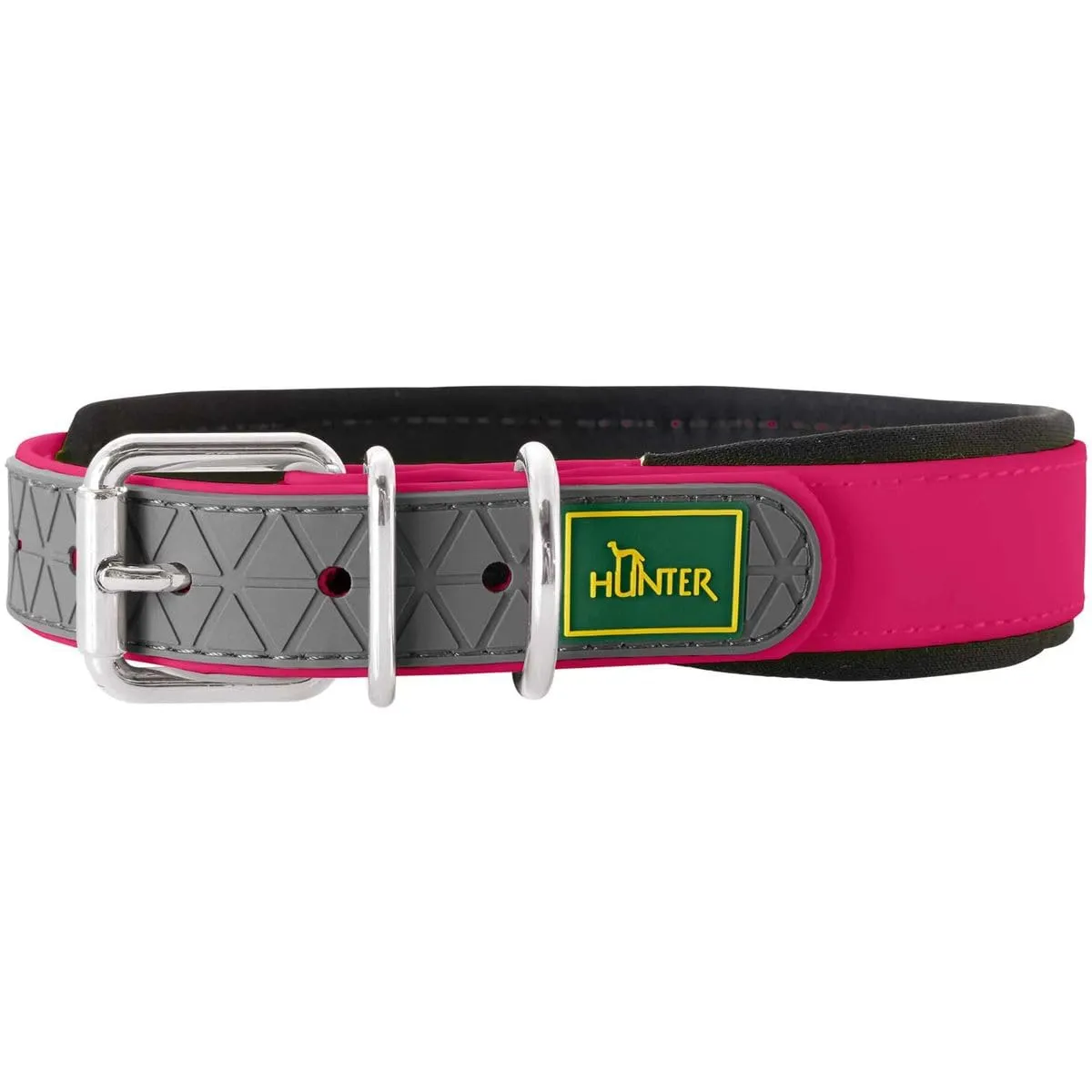 HUNTER CONVENIENCE COMFORT - Collare per cani, in neoprene, 65 L-XL, colore: lampone - immagine 1