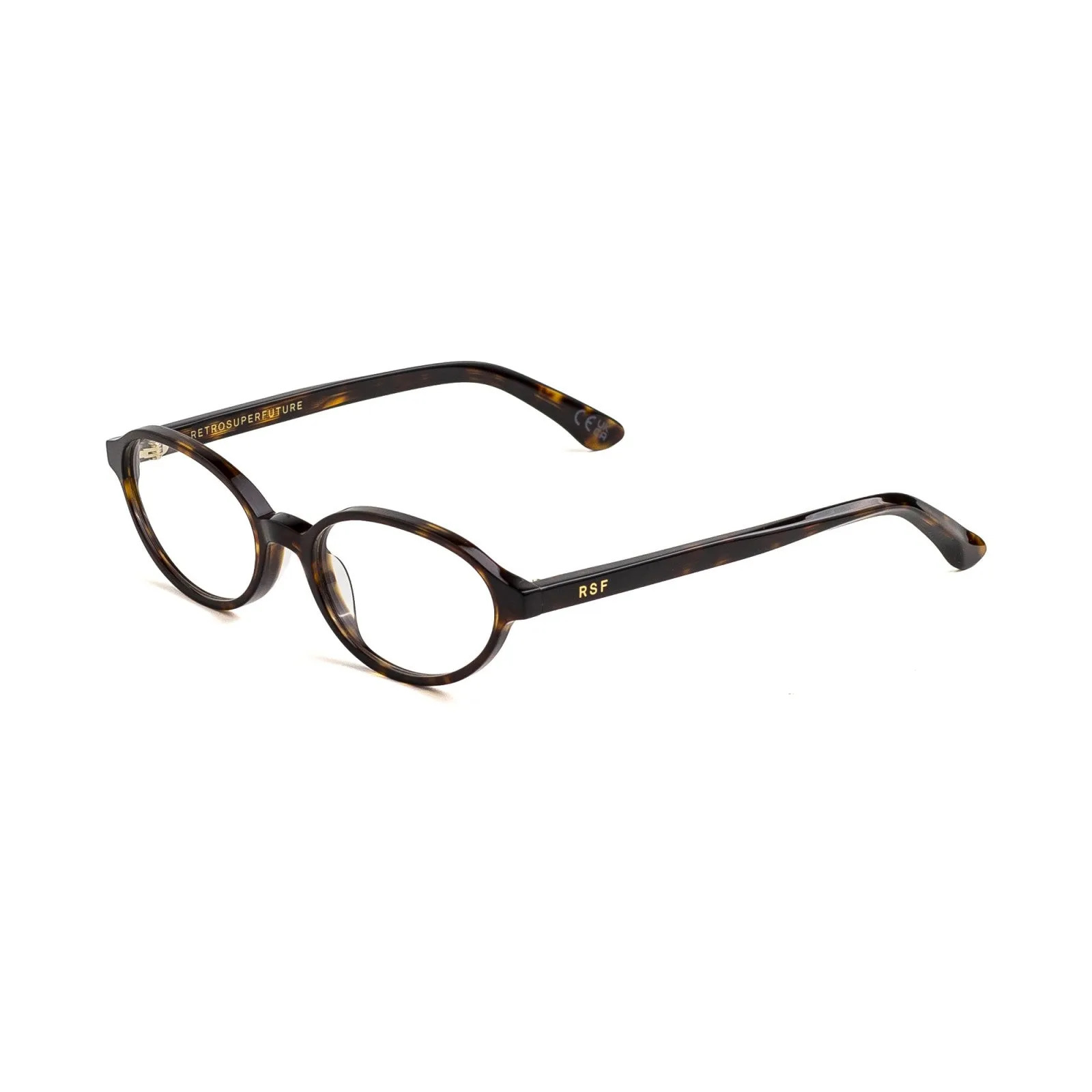 Retrosuperfuture U7N NUMERO 04 3627 Montature da vista Acetato Havana Rotonda - immagine 1
