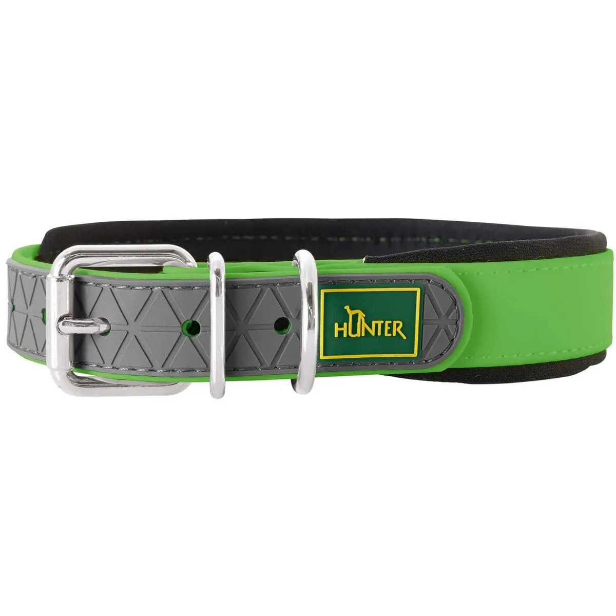 HUNTER CONVENIENCE COMFORT - Collare per cani, in neoprene, 55 M-L, verde mela - immagine 1