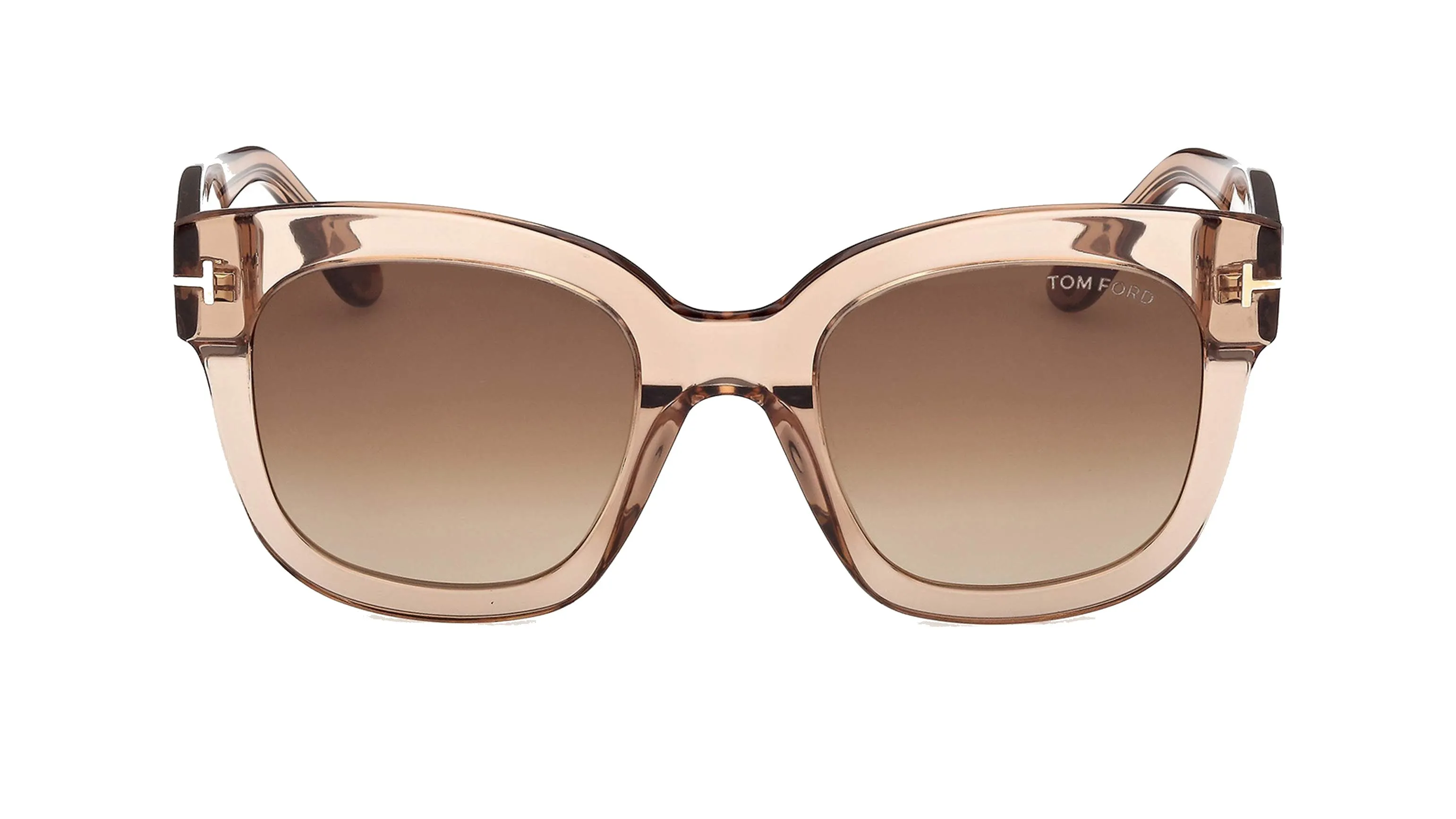 TOM FORD FT0613 BEATRIX-02 45K Occhiali da sole Acetato Marrone Marrone Geometrica Normale - immagine 2