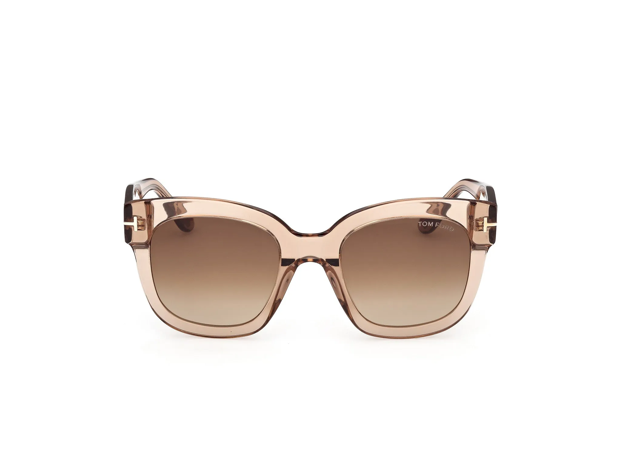 TOM FORD FT0613 BEATRIX-02 45K Occhiali da sole Acetato Marrone Marrone Geometrica Normale - immagine 3