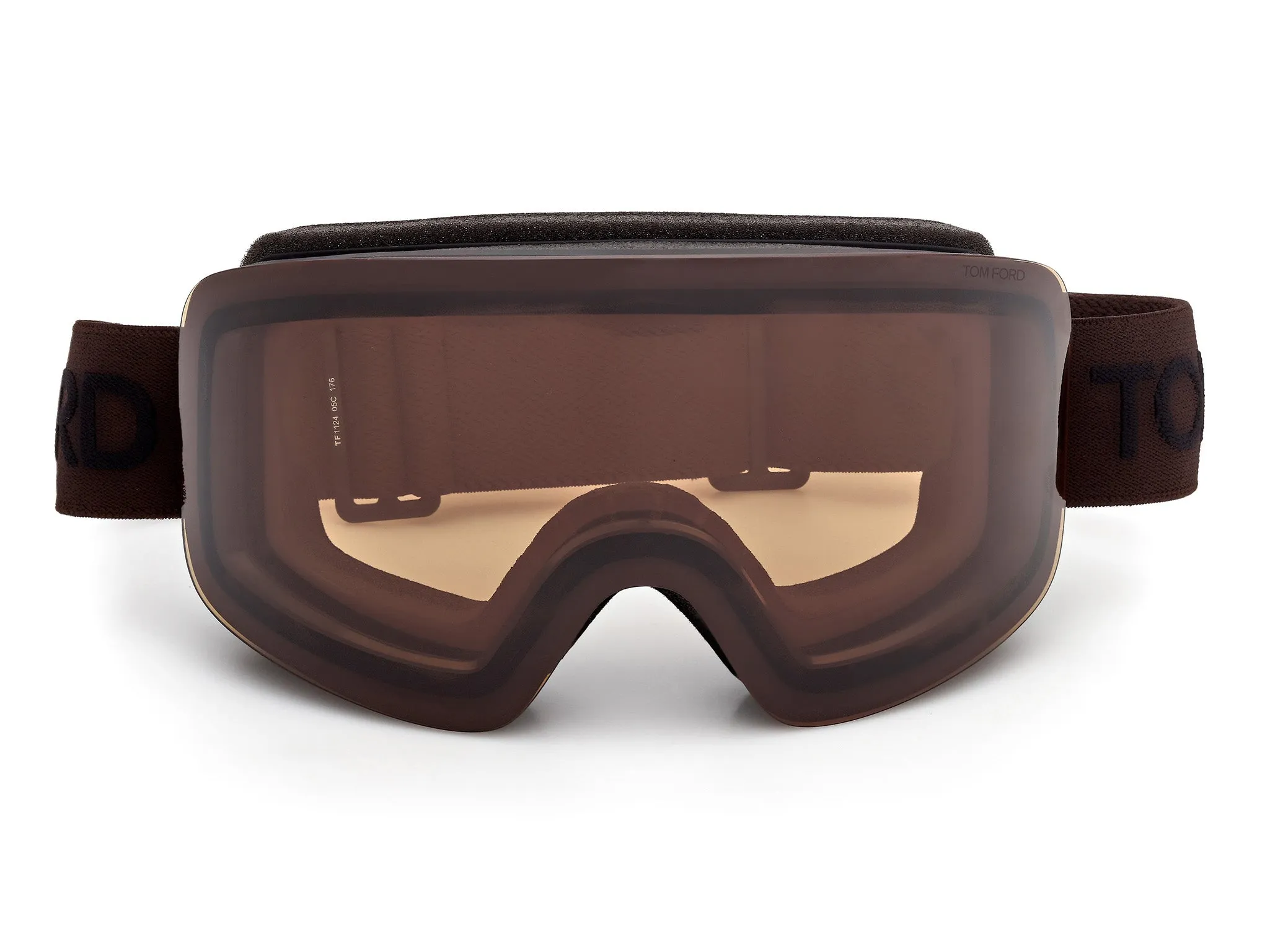 TOM FORD FT1124 05C Maschere da sci Iniettato Nero Fumo Maschera Fotocromatiche - immagine 2