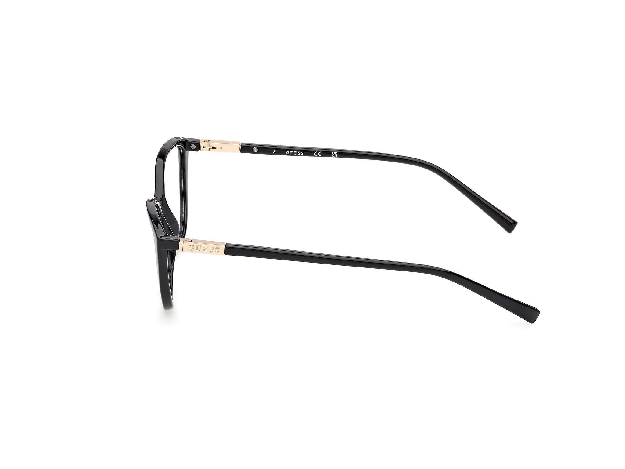 Guess GU3044 1 Montature da vista Iniettato Nero Cat Eye Normale - immagine 3
