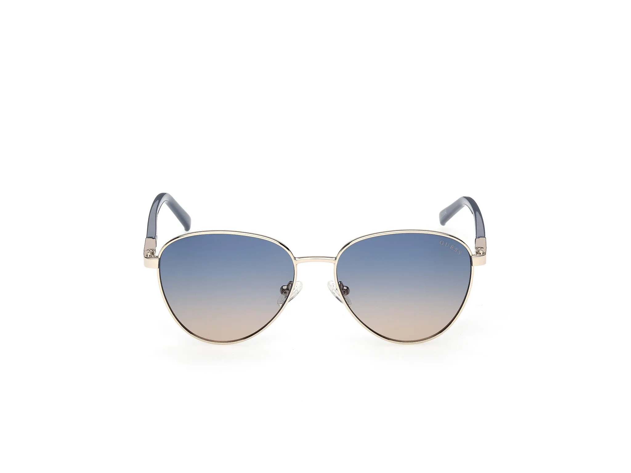Guess GU3041 33W Occhiali da sole Metallo Oro Blu Rotonda Normale - immagine 2