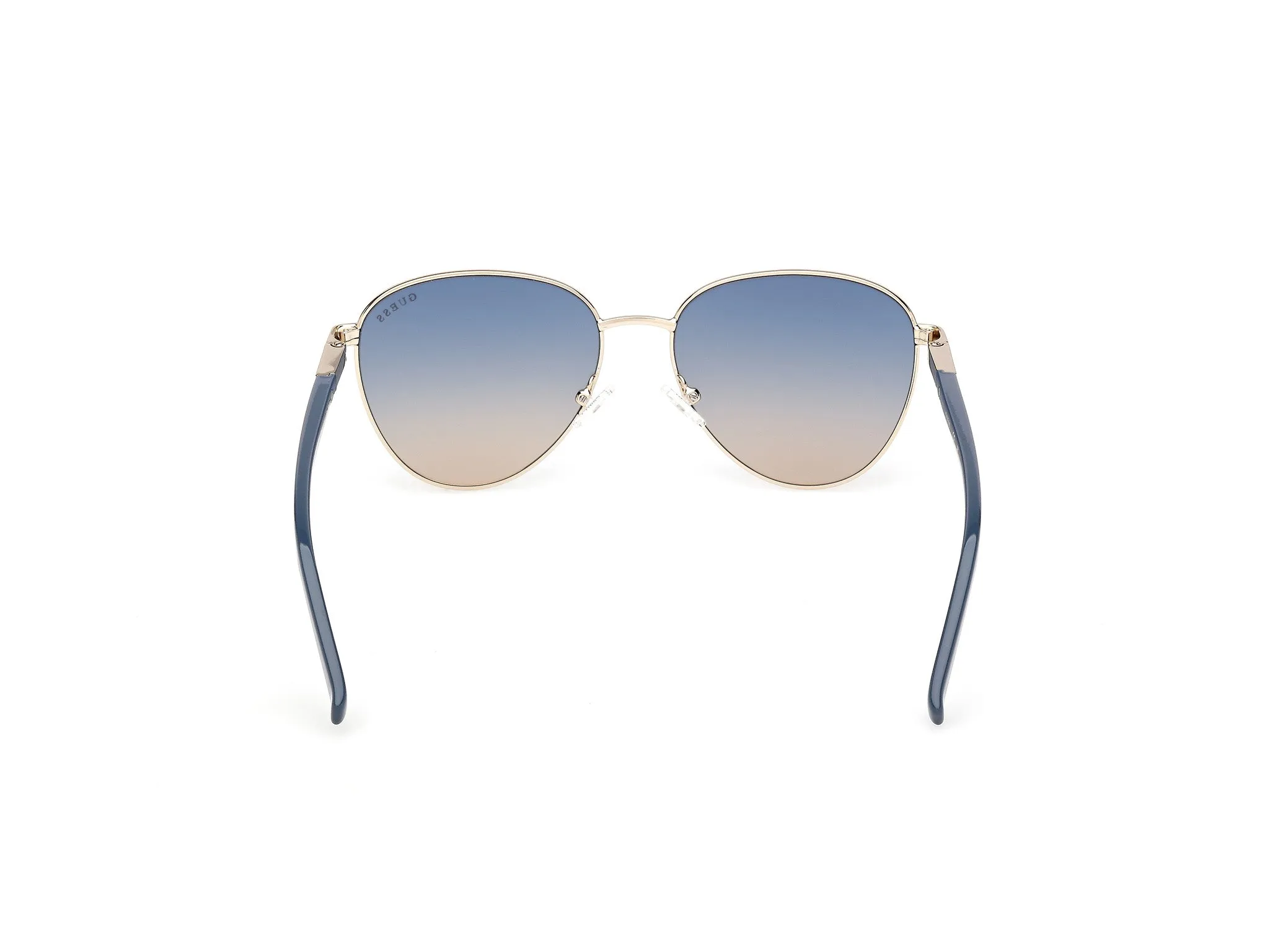 Guess GU3041 33W Occhiali da sole Metallo Oro Blu Rotonda Normale - immagine 4