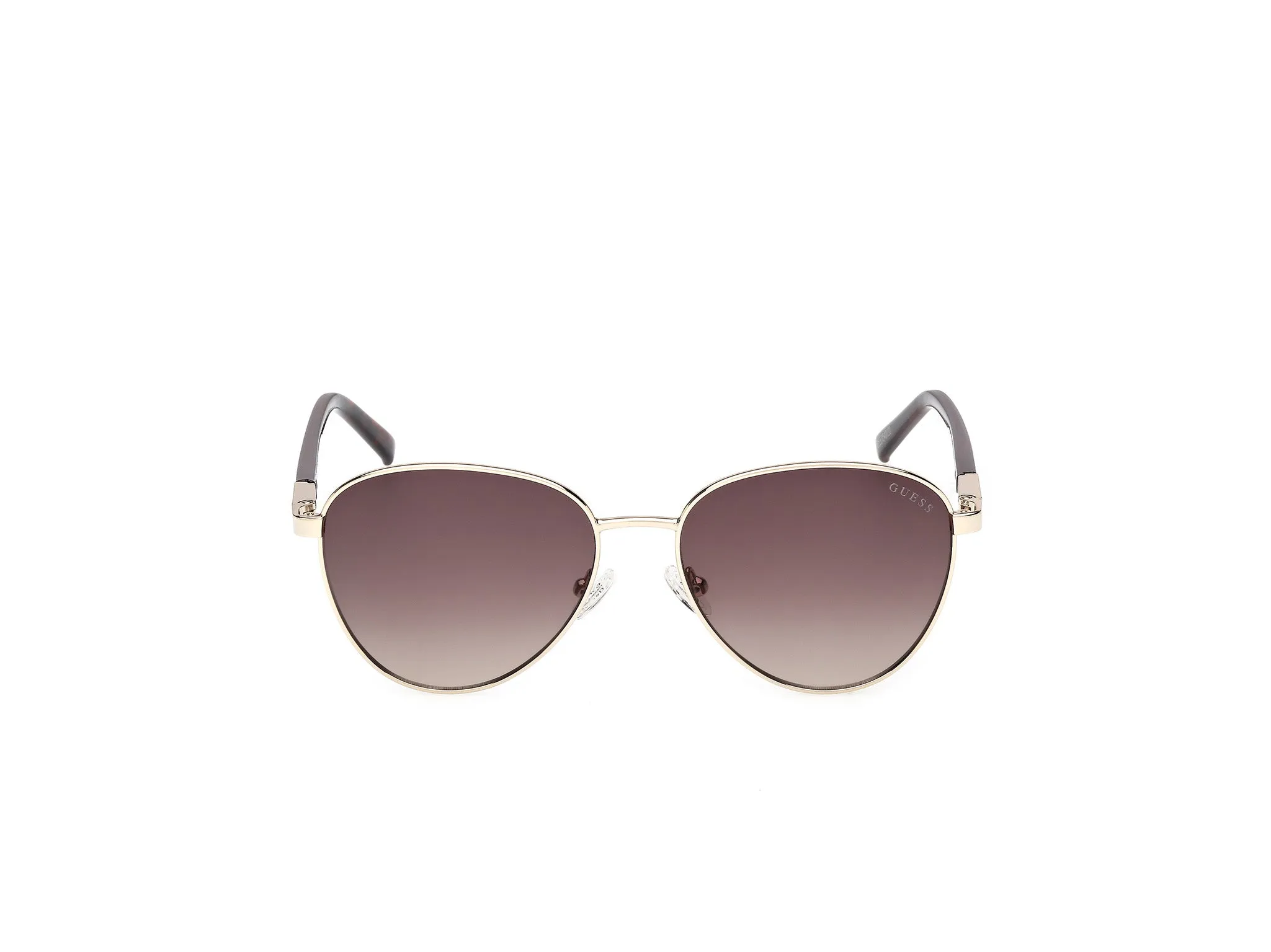 Guess GU3041 33F Occhiali da sole Metallo Oro Marrone Rotonda Normale - immagine 2