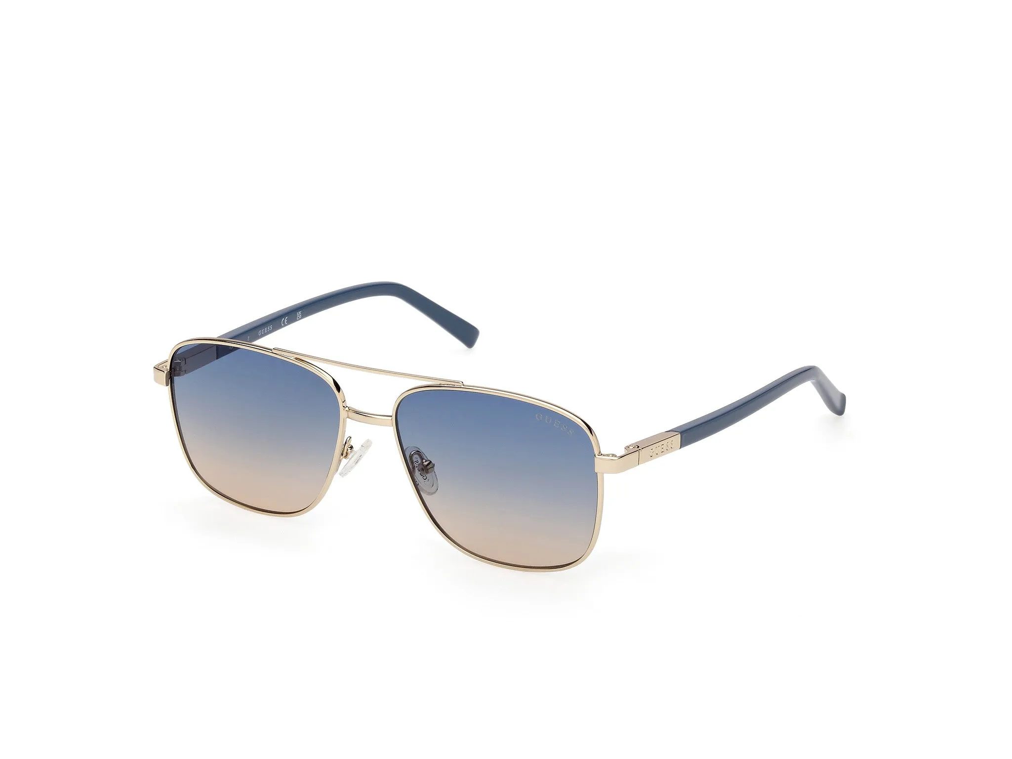 Guess GU3040 33W Occhiali da sole Metallo Oro Blu Squadrata Normale - immagine 1