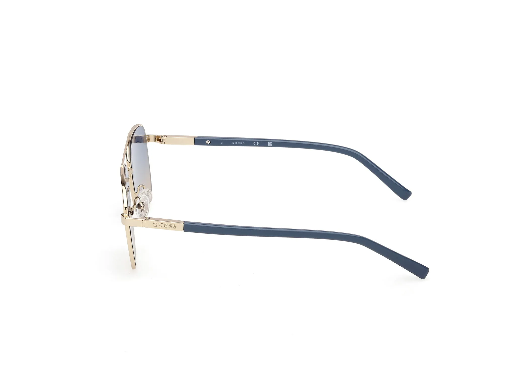 Guess GU3040 33W Occhiali da sole Metallo Oro Blu Squadrata Normale - immagine 3