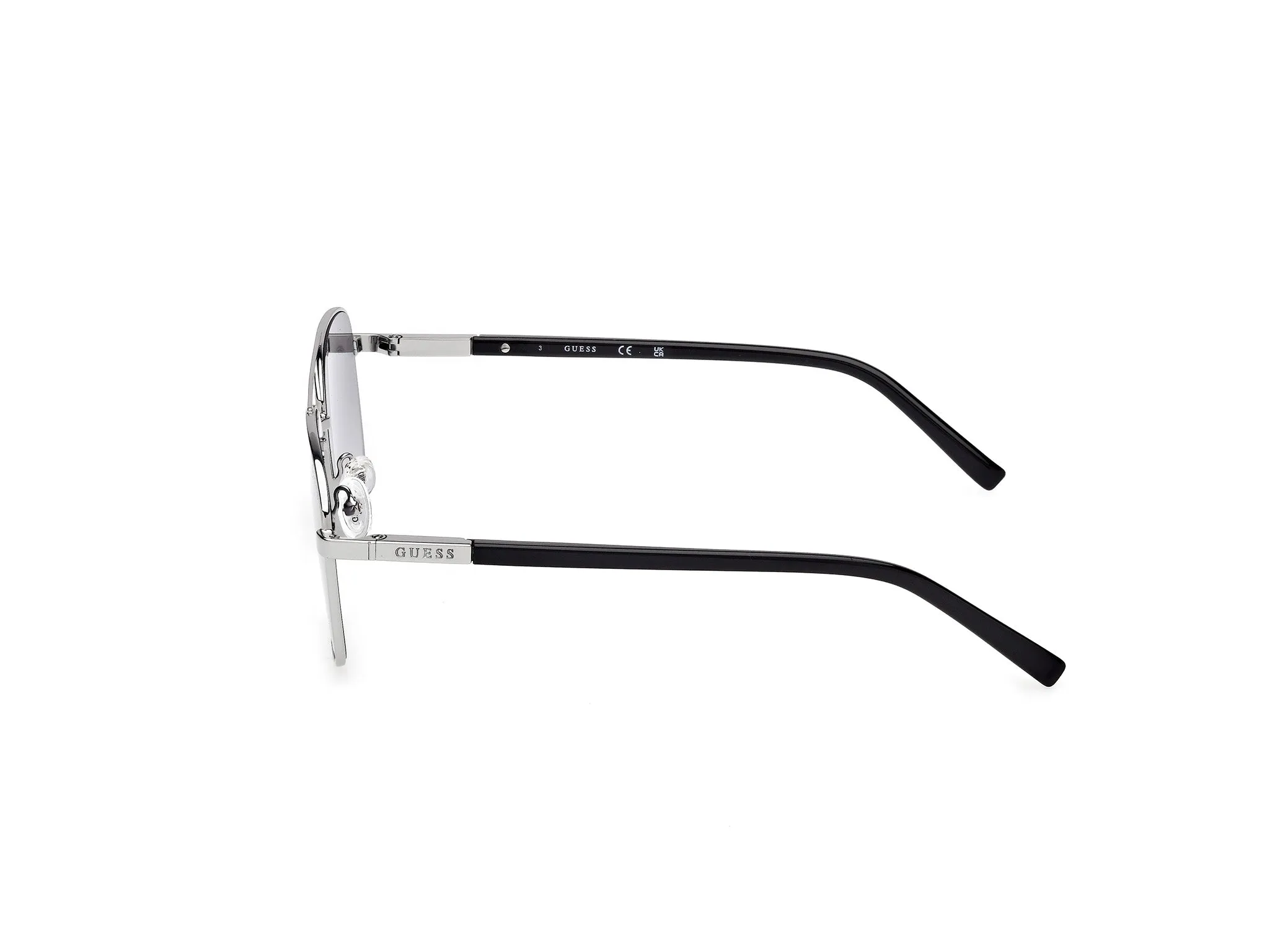 Guess GU3040 10B Occhiali da sole Metallo Grigio Fumo Squadrata Normale - immagine 3