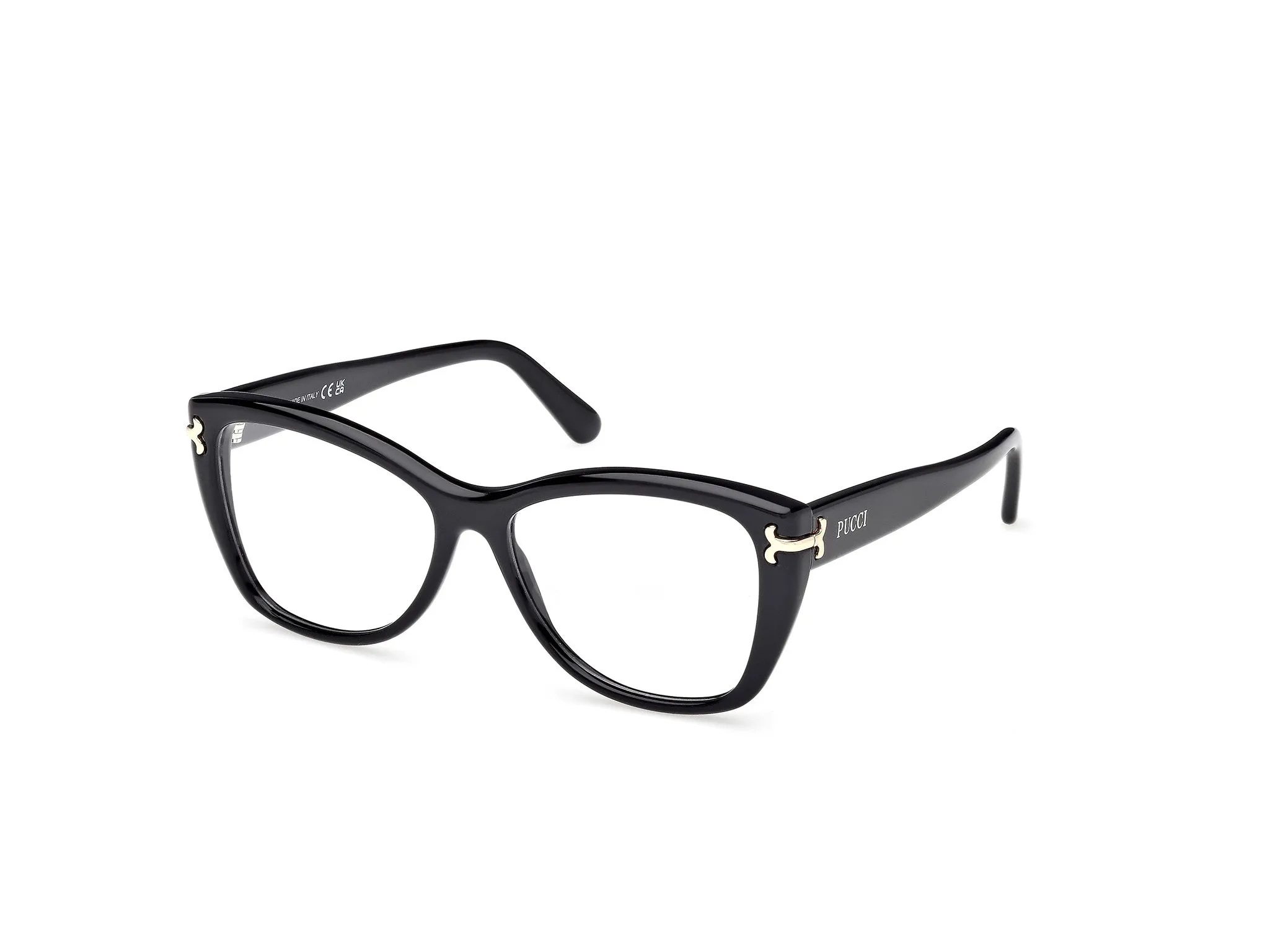 Emilio Pucci EP5257 1 Montature da vista Acetato Nero Farfalla Normale - immagine 1