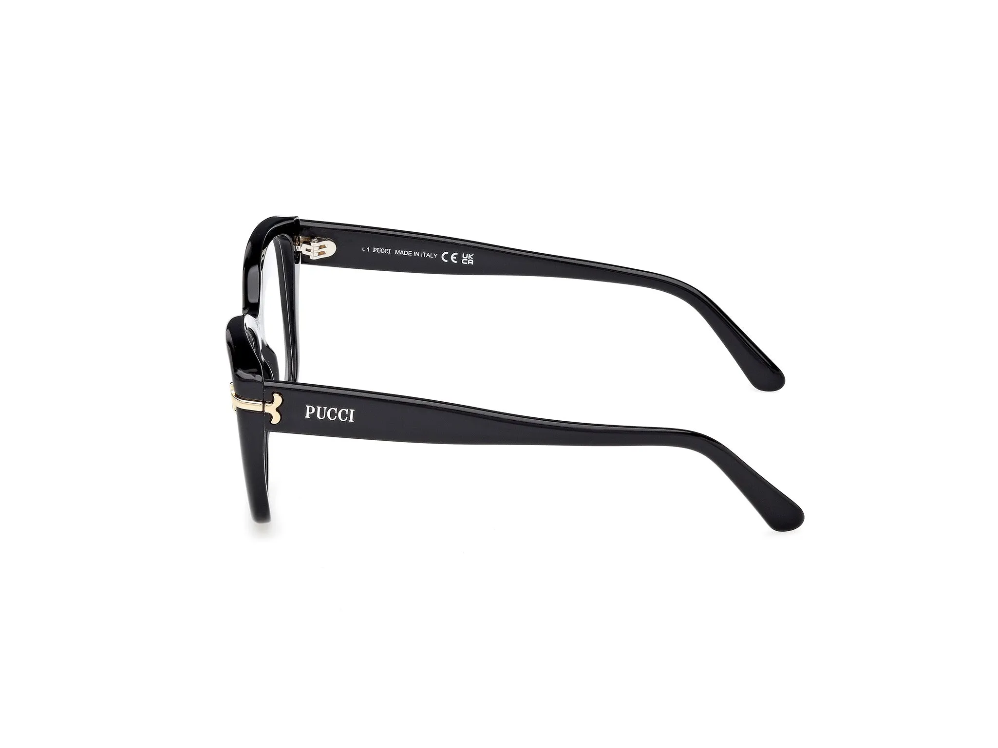 Emilio Pucci EP5257 1 Montature da vista Acetato Nero Farfalla Normale - immagine 3