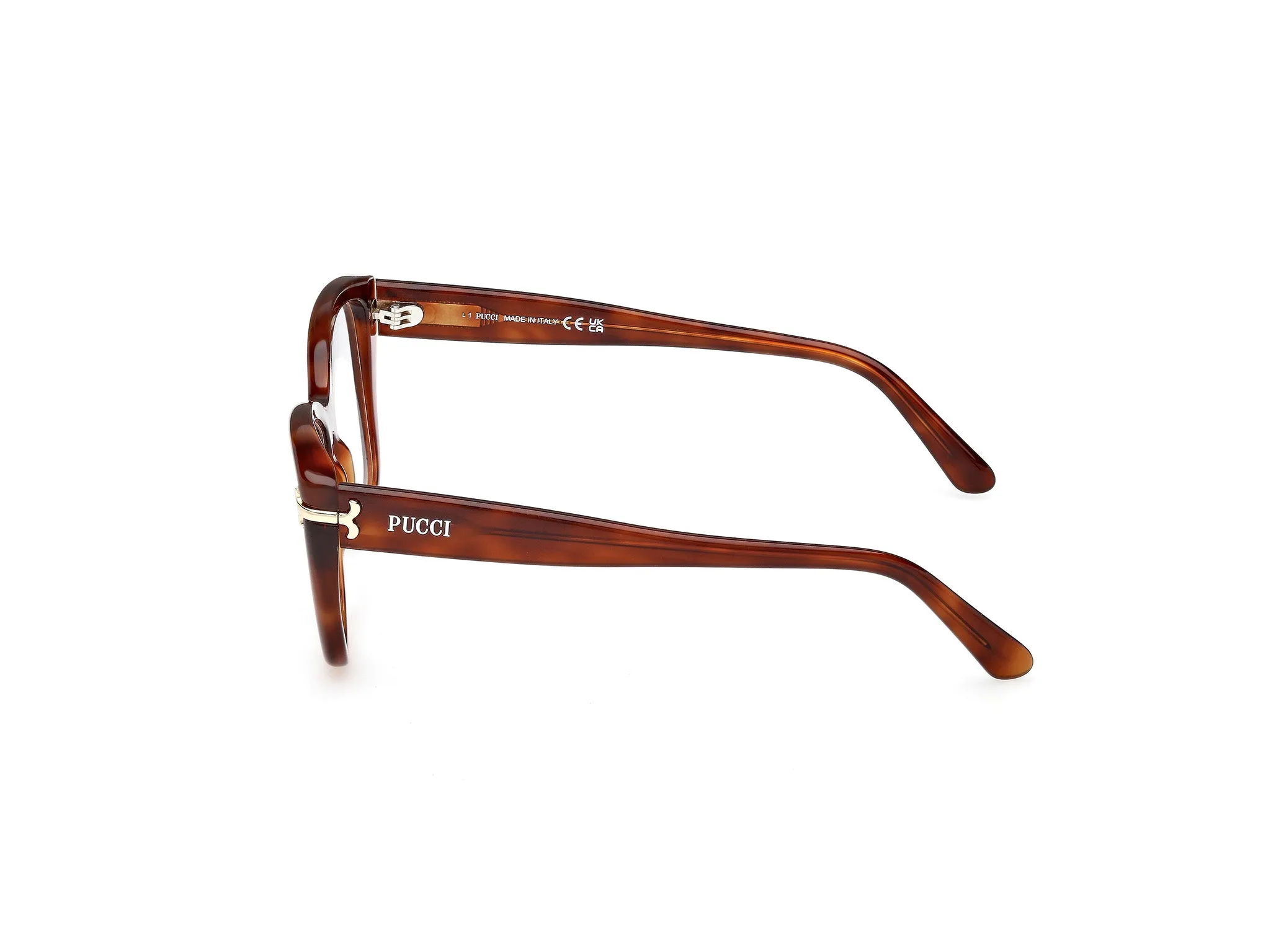 Emilio Pucci EP5257 53 Montature da vista Acetato Havana Farfalla Normale - immagine 3