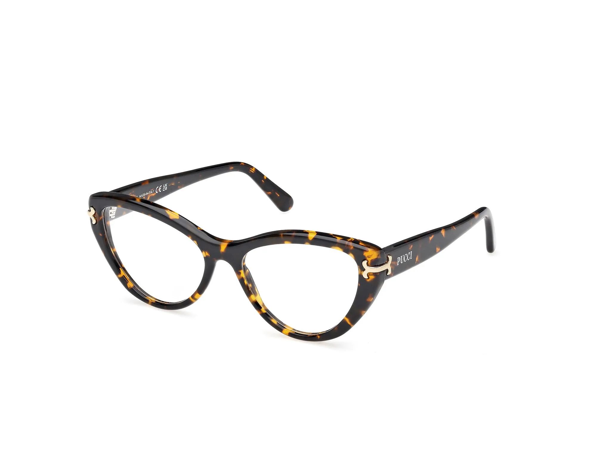 Emilio Pucci EP5256 52 Montature da vista Acetato Havana Cat Eye Normale - immagine 1