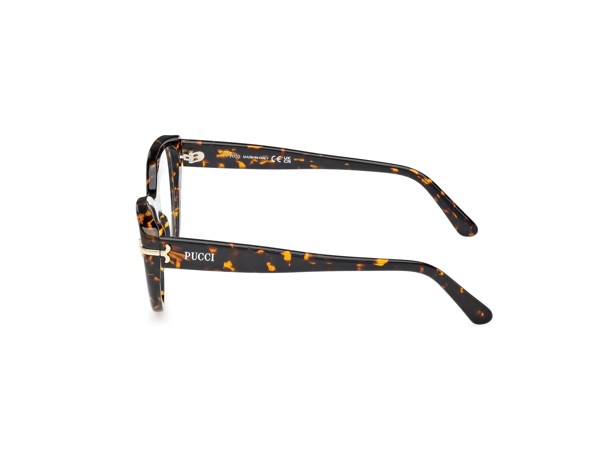 Emilio Pucci EP5256 52 Montature da vista Acetato Havana Cat Eye Normale - immagine 3