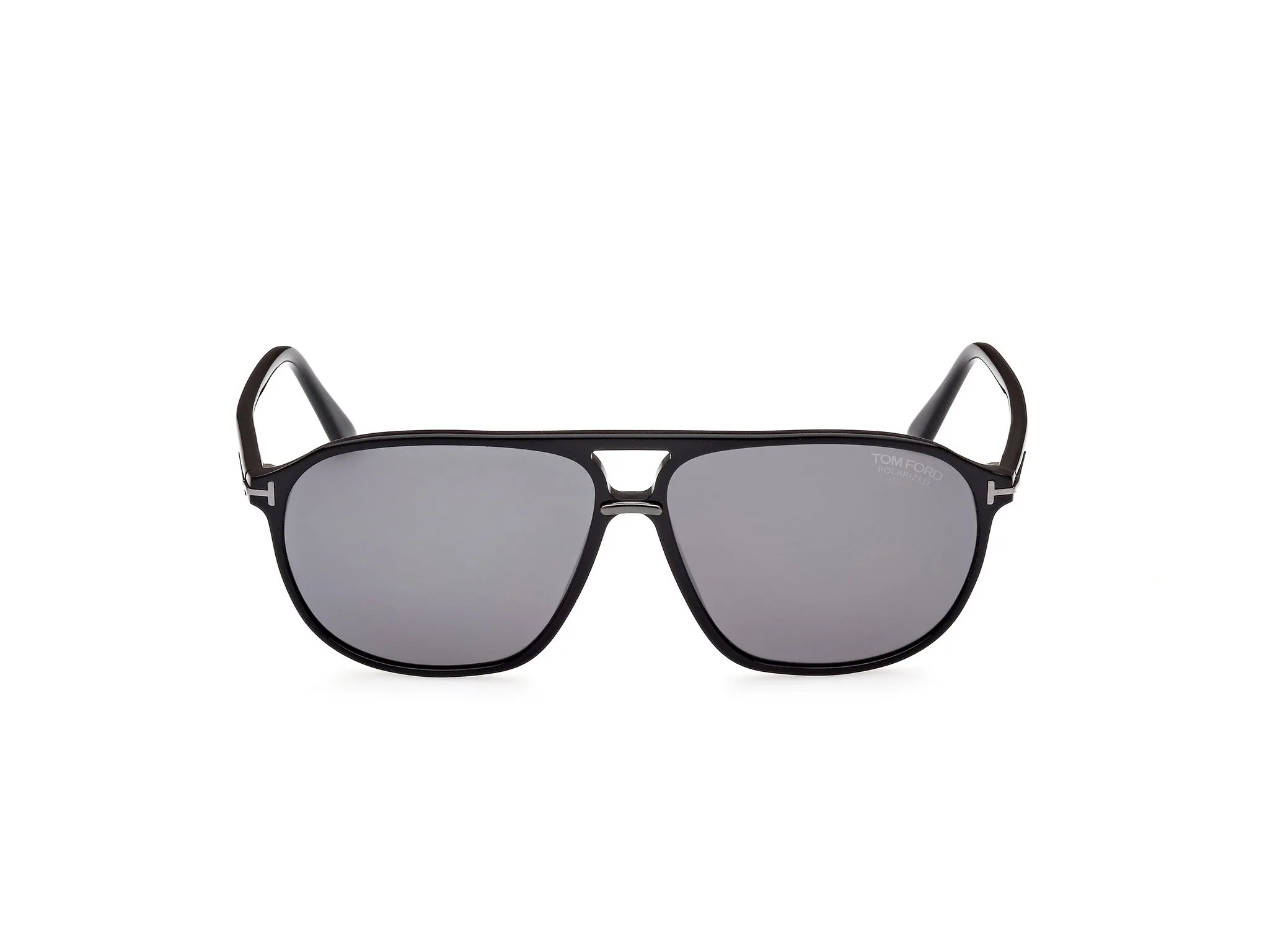 TOM FORD FT1026-N BRUCE 01D Occhiali da sole Acetato Nero Fumo Squadrata Polarizzata - immagine 3