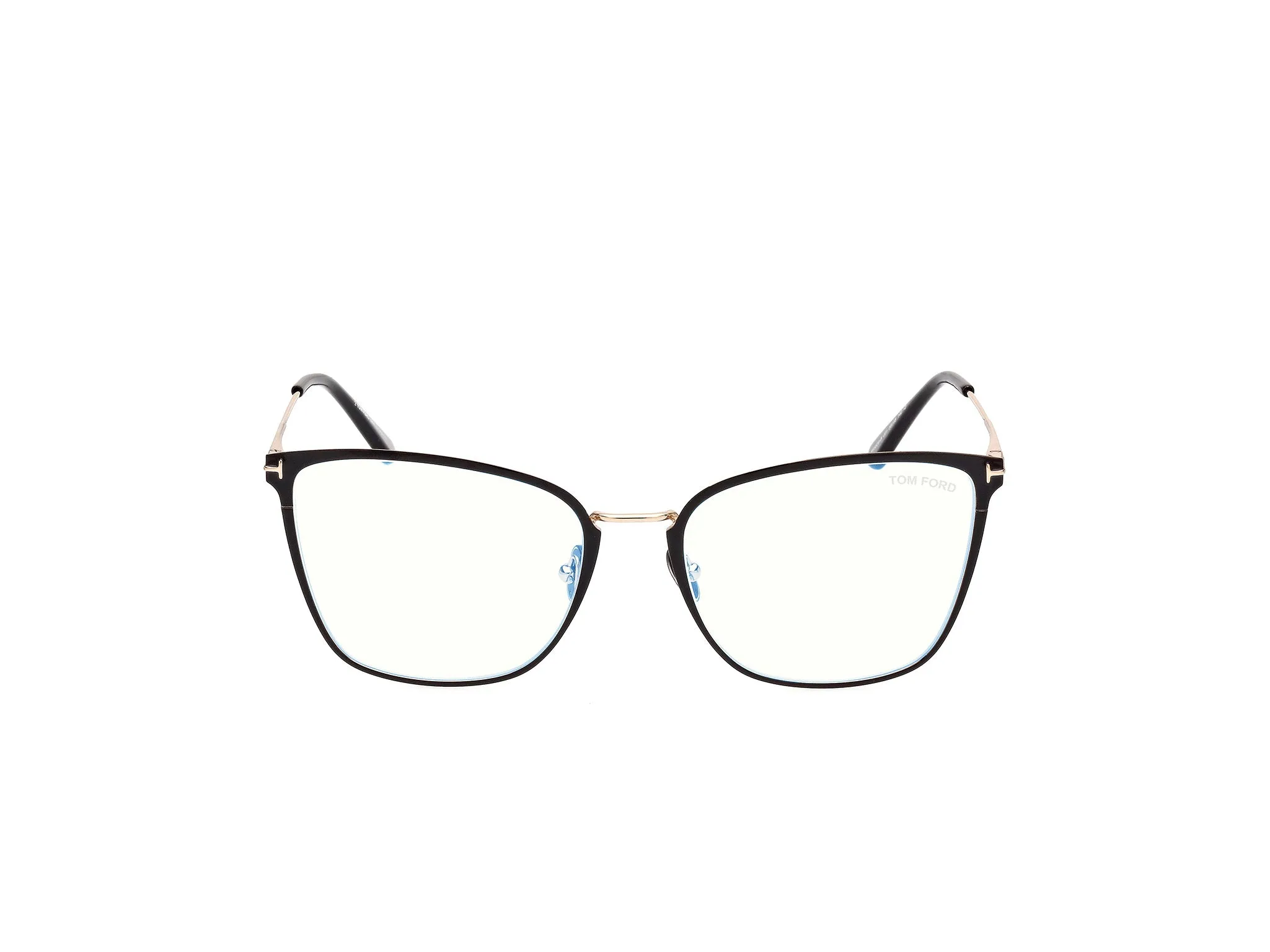 TOM FORD FT5839-B 1 Montature da vista Metallo Nero Farfalla Normale - immagine 2