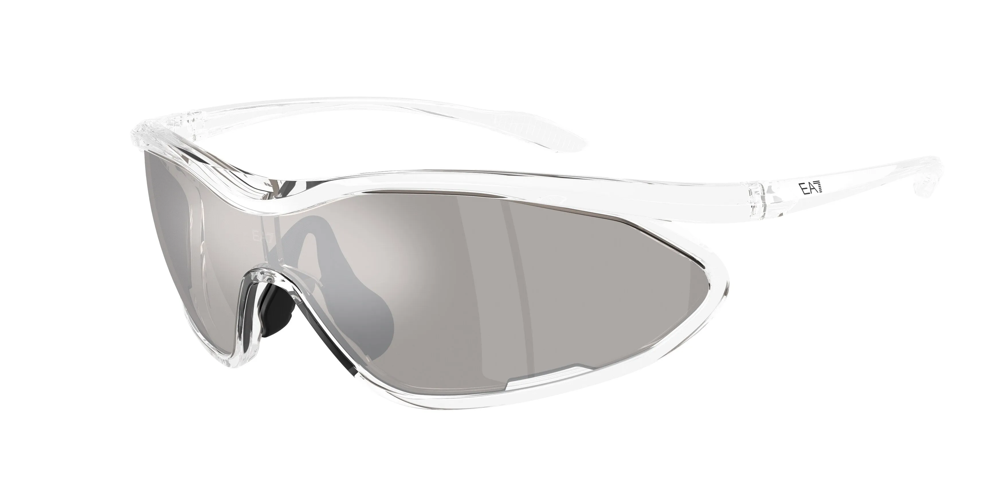 Moncler Q74013 64476G Occhiali da sole Iniettato Trasparente Grigio Geometrica Specchiate - immagine 1