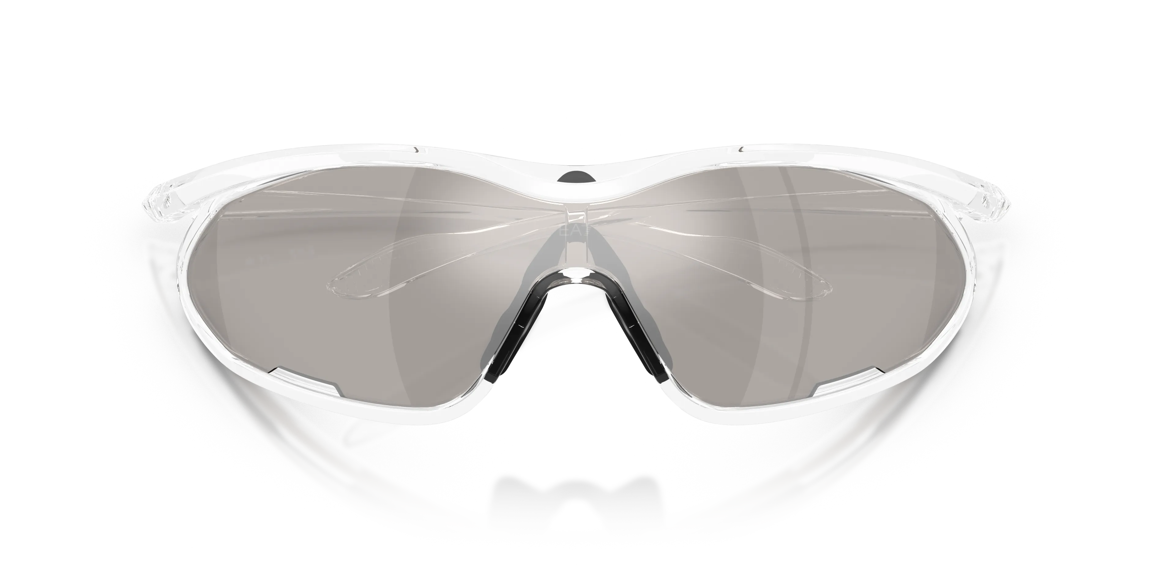 Moncler Q74013 64476G Occhiali da sole Iniettato Trasparente Grigio Geometrica Specchiate - immagine 2