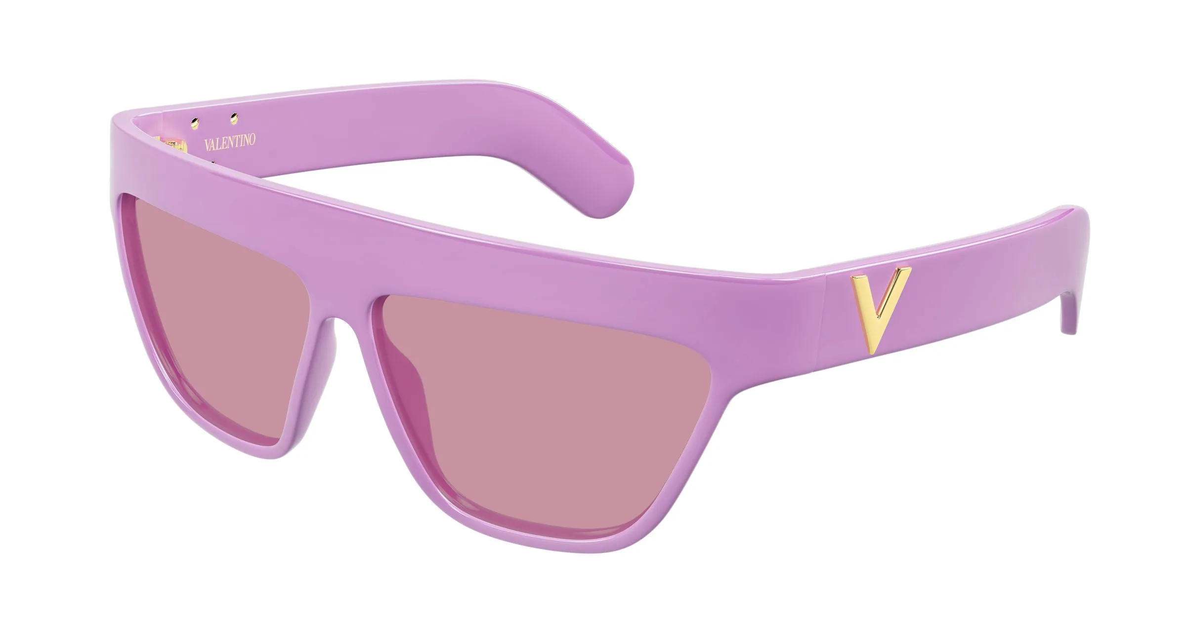 Valentino VG0068S 002 Occhiali da sole Acetato Rosa Rosa Geometrica - immagine 1